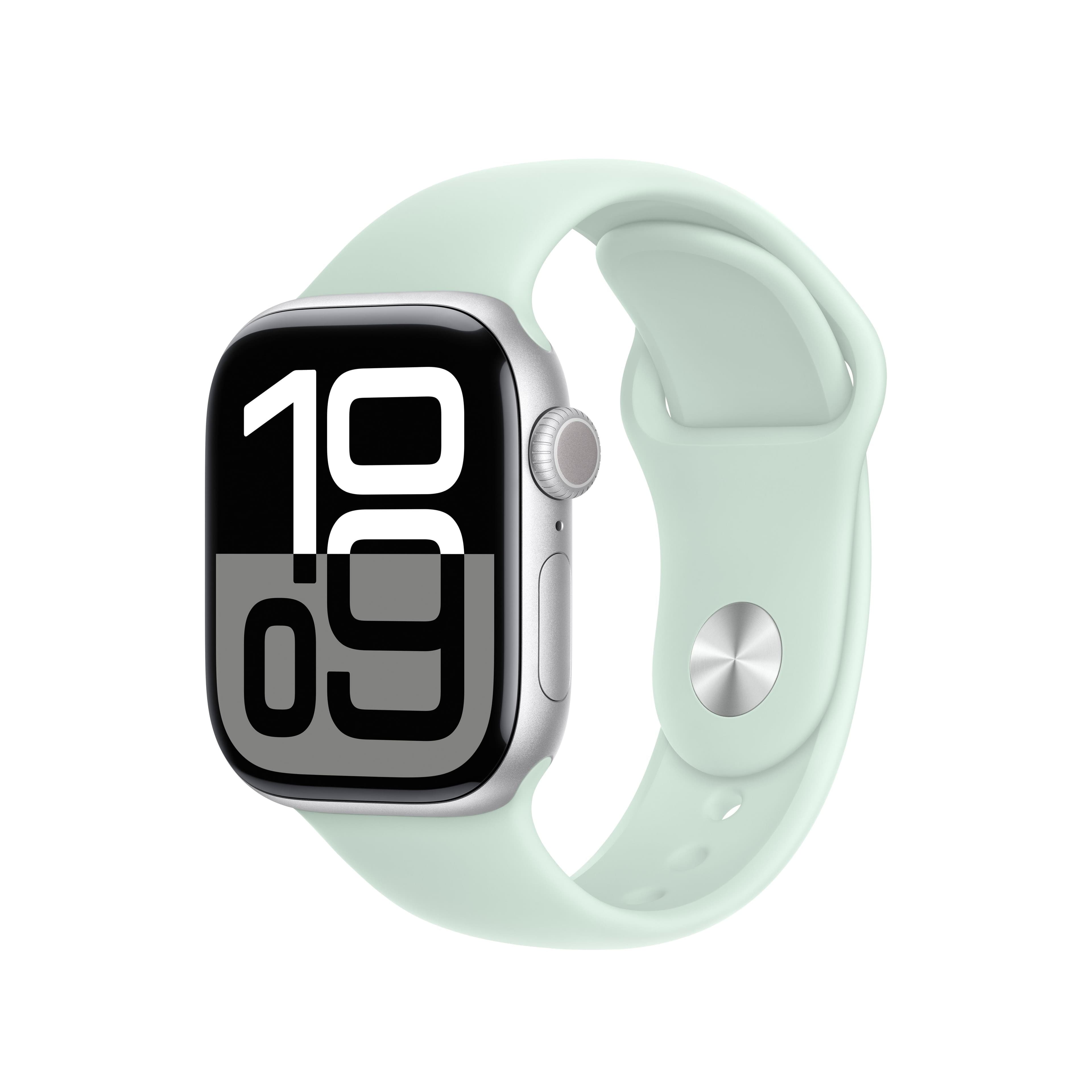 Apple 38/40/41/42 mm akvamarínový sportovní řemínek – M/L - náhled 2