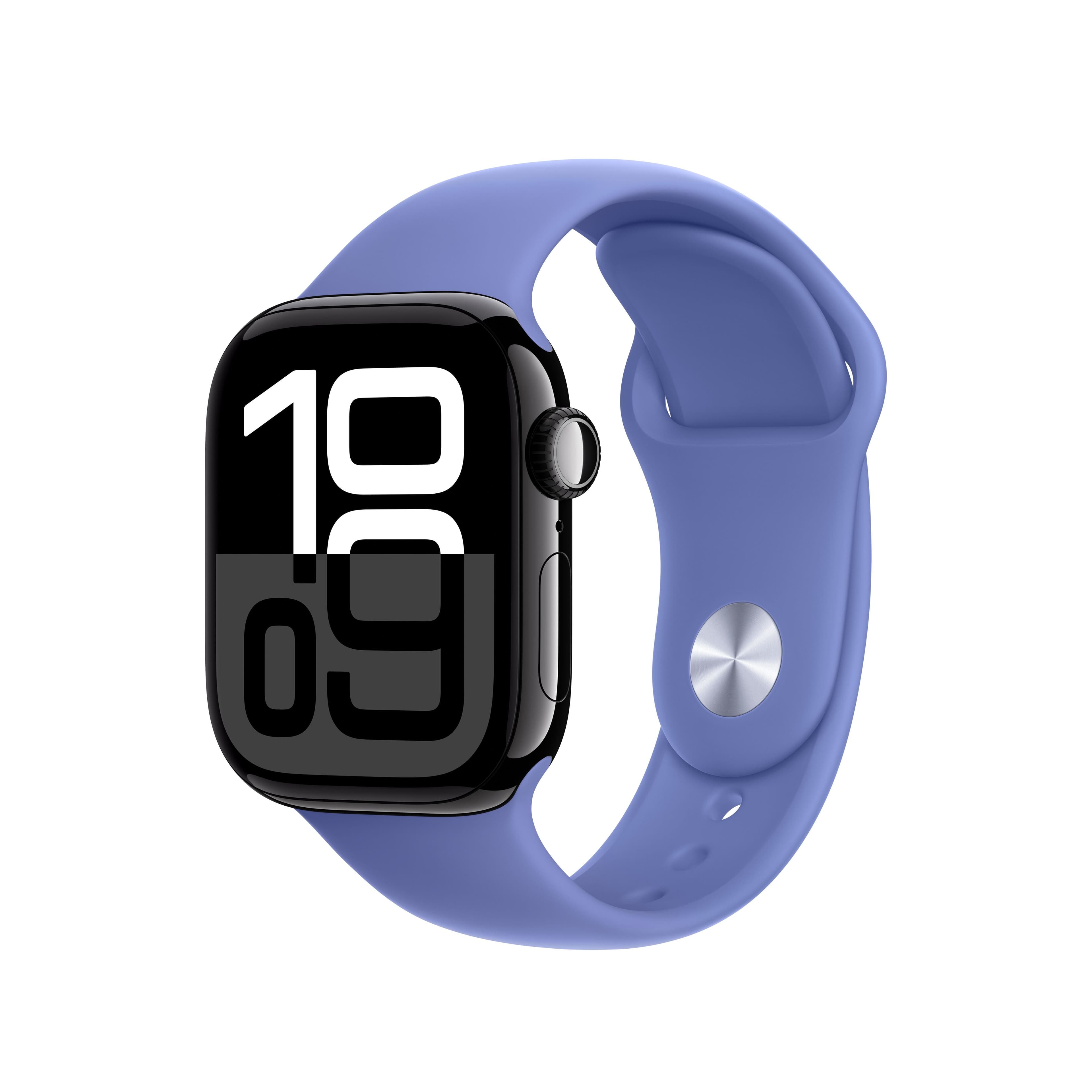 Apple 38/40/41/42 mm barvínkově fialový sportovní řemínek – M/L - náhled 2