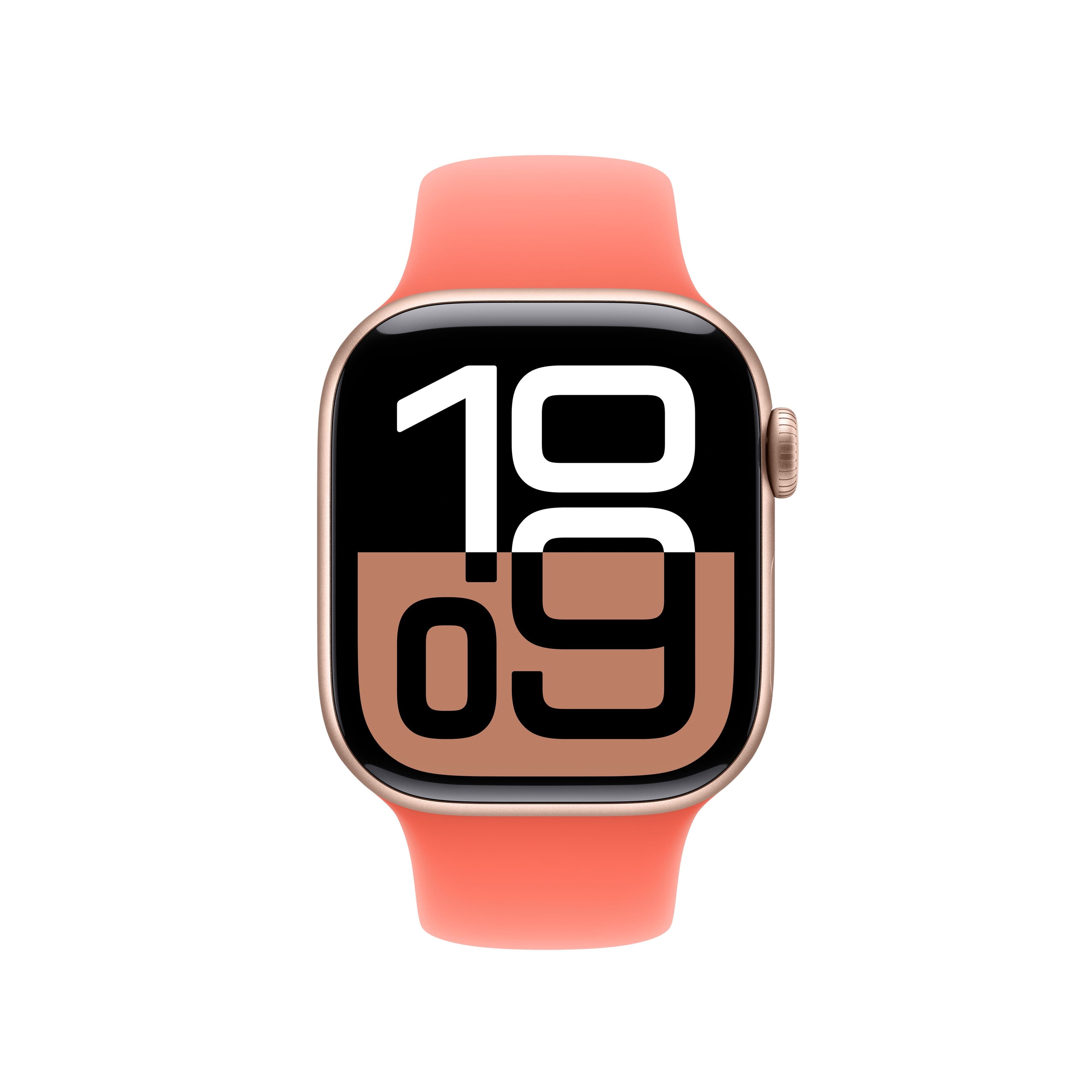 Apple 38/40/41/42 mm mandarinkový sportovní řemínek – M/L - náhled 3