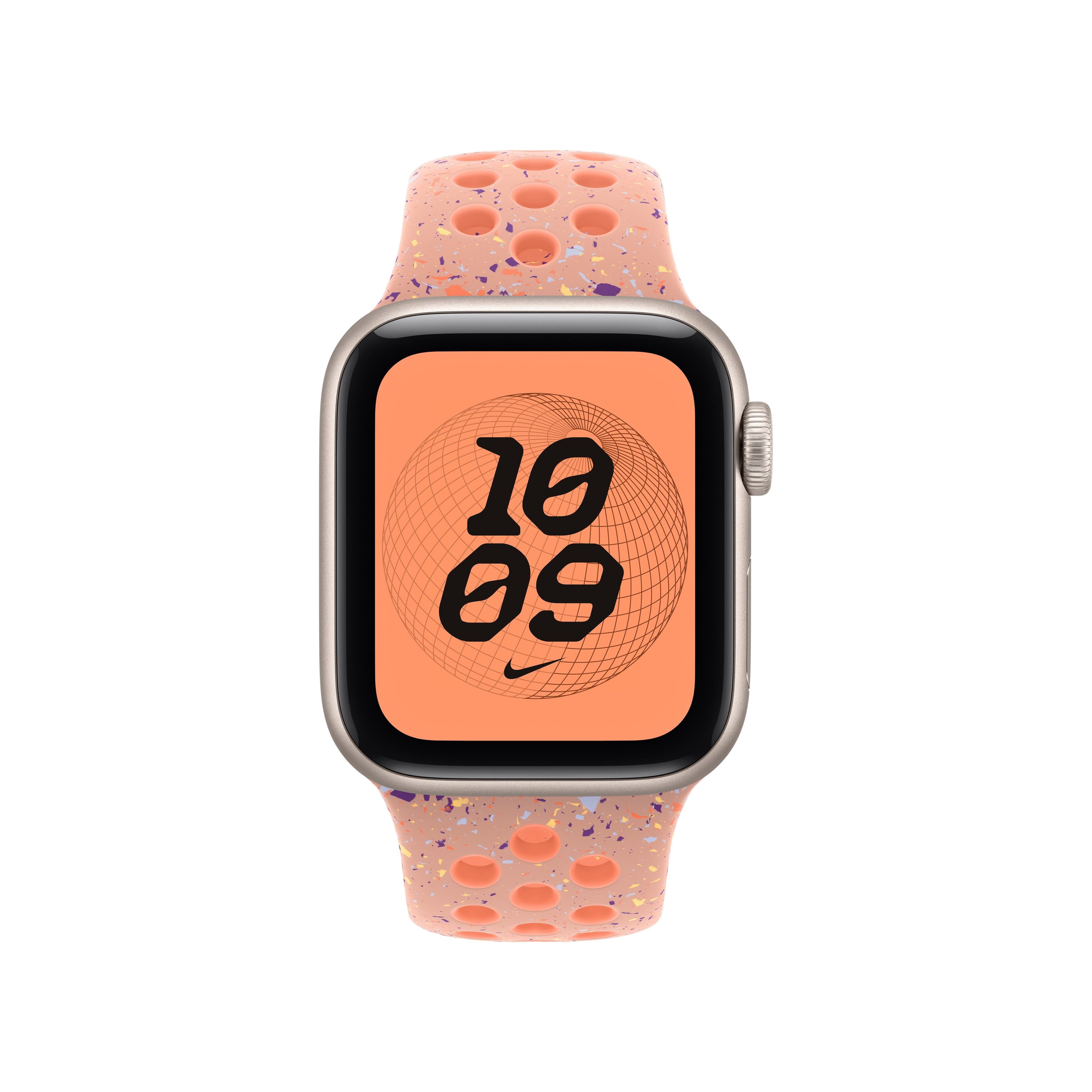 Řemínek pro Apple Watch 38/40/41 mm Apple Alpenglow Pink sportovní Nike - M/L - náhled 3