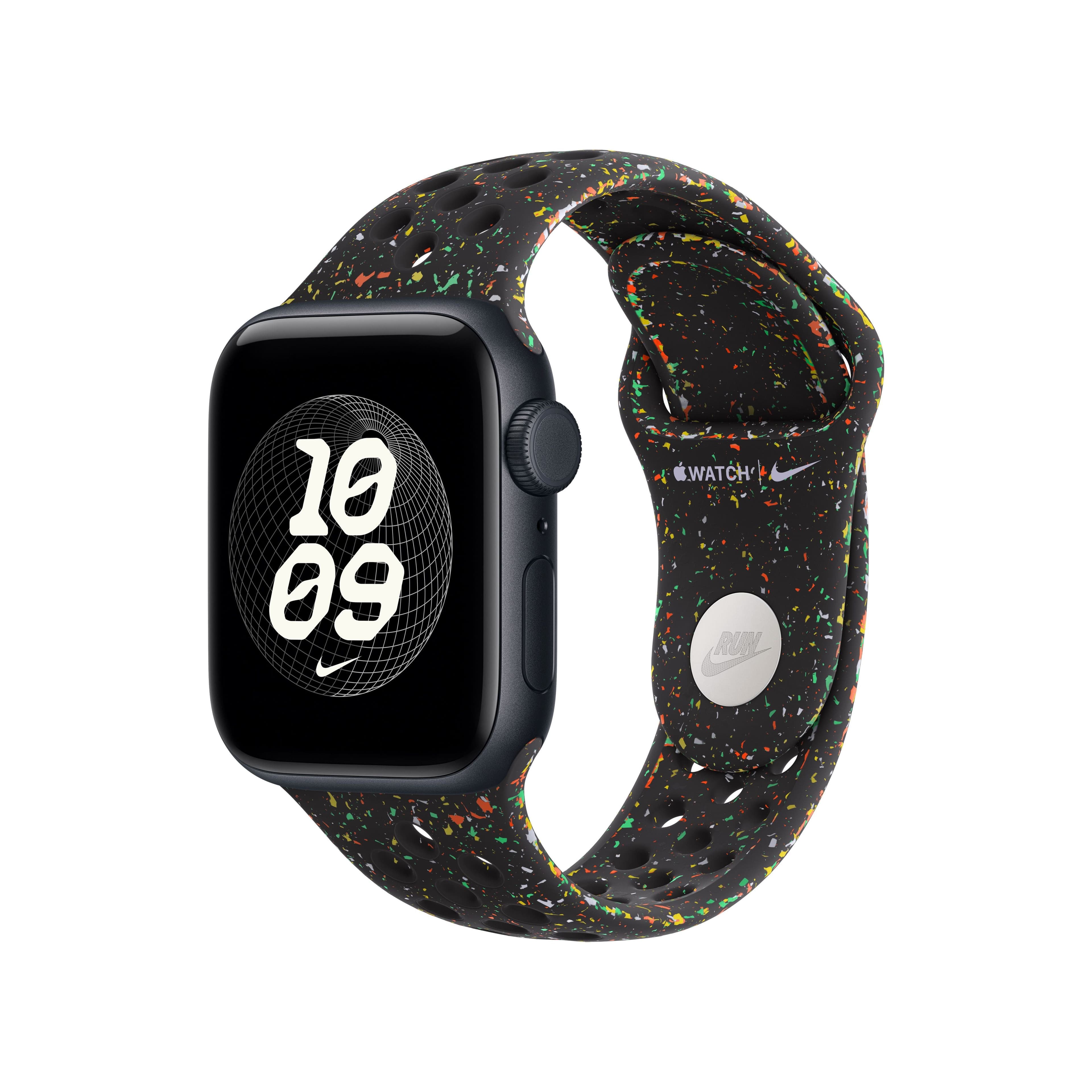 Řemínek pro Apple Watch 38/40/41 mm Apple Midnight Black sportovní Nike - S/M - náhled 2