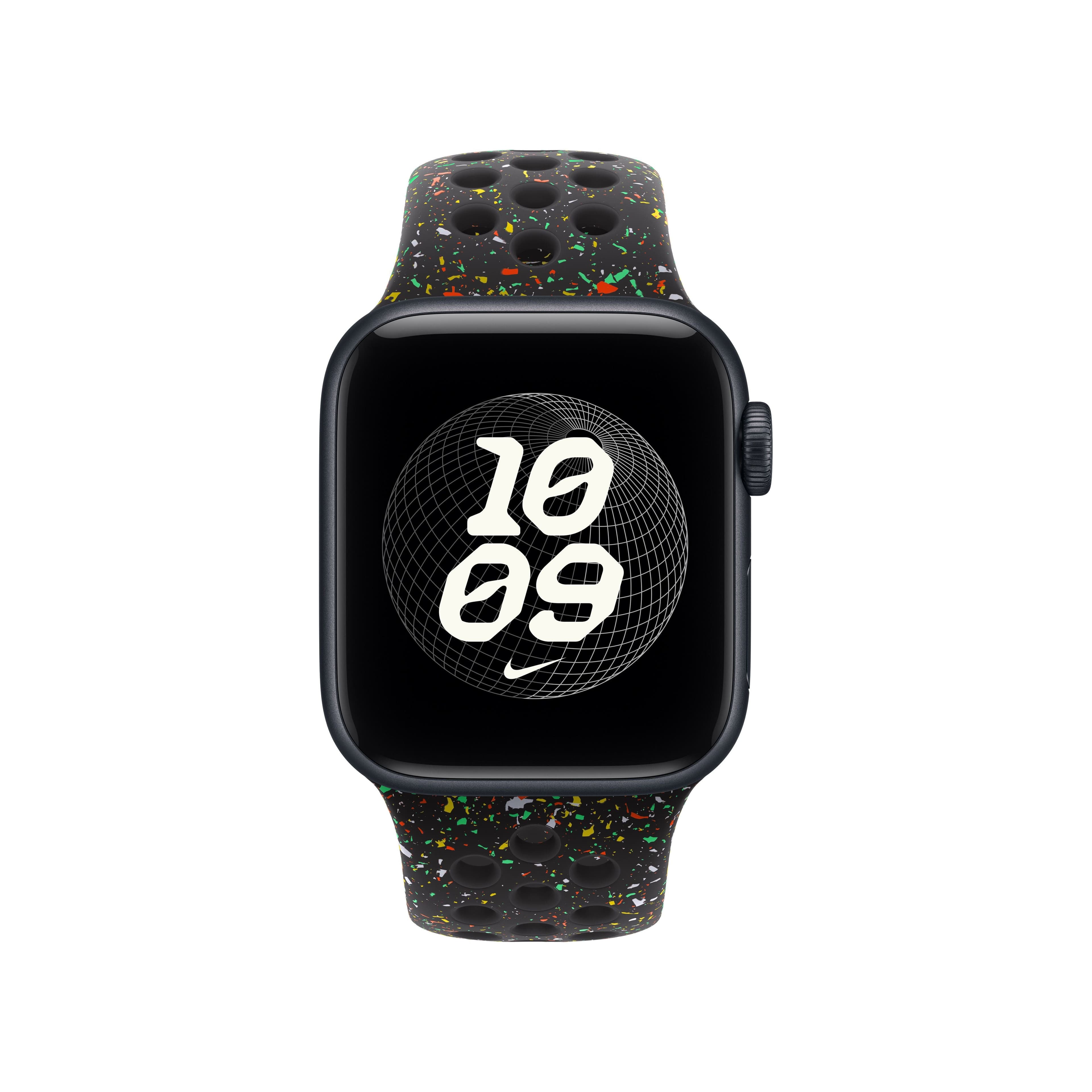 Řemínek pro Apple Watch 38/40/41 mm Apple Midnight Black sportovní Nike - S/M - náhled 3