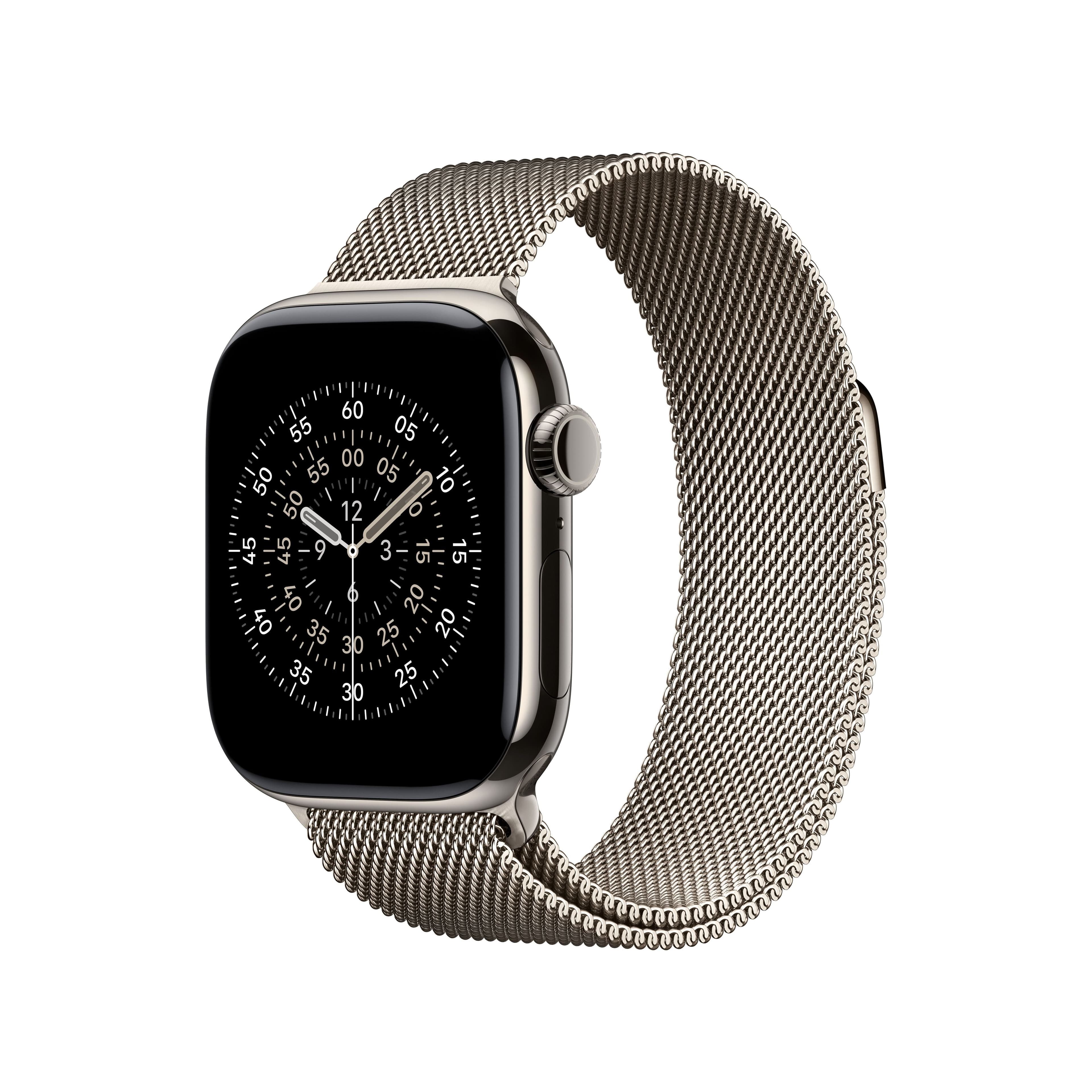 Řemínek pro Apple Watch 38/40/41 mm Apple přírodní milánský tah - náhled 2