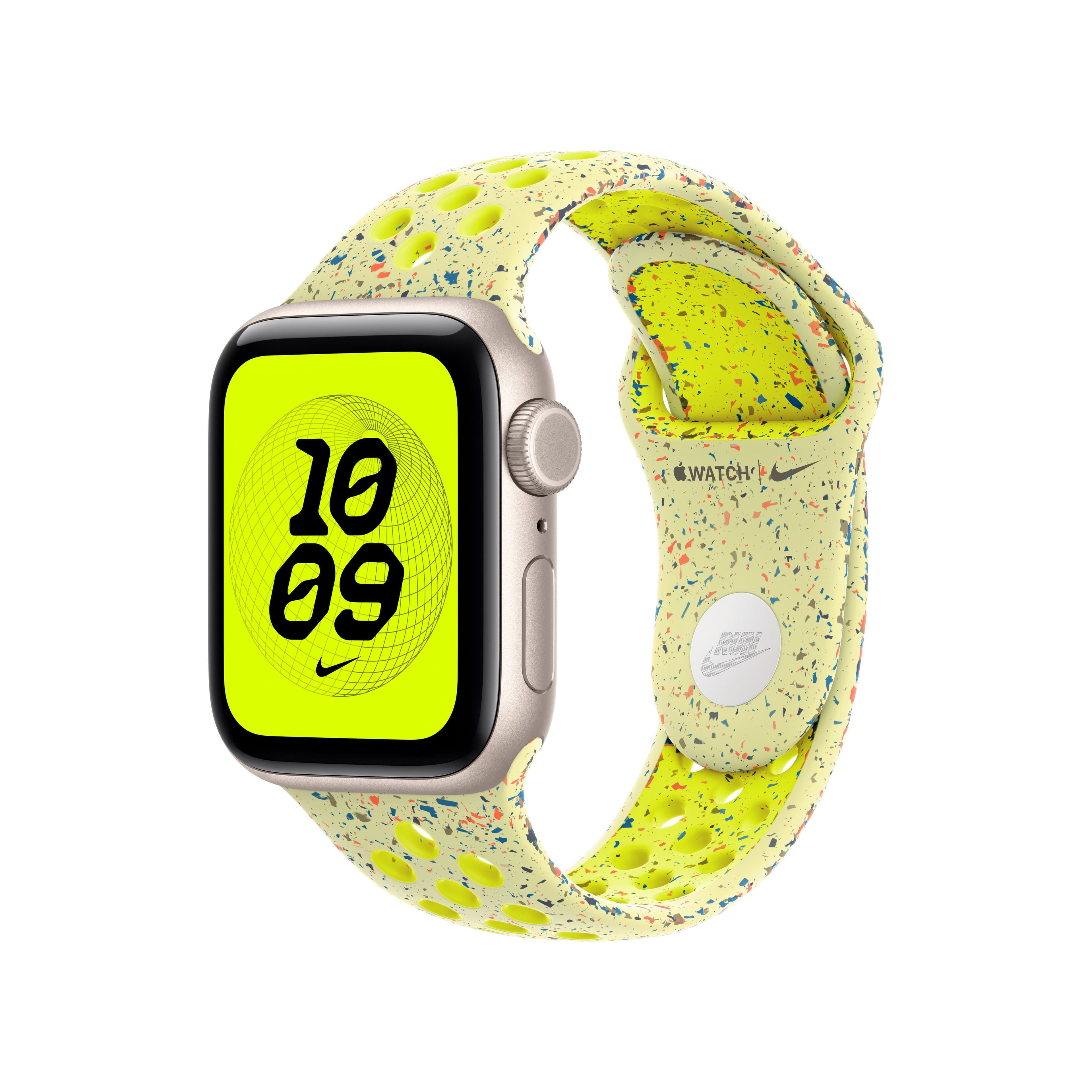 Řemínek pro Apple Watch 38/40/41 mm Apple Volt Splash sportovní Nike - M/L - náhled 2