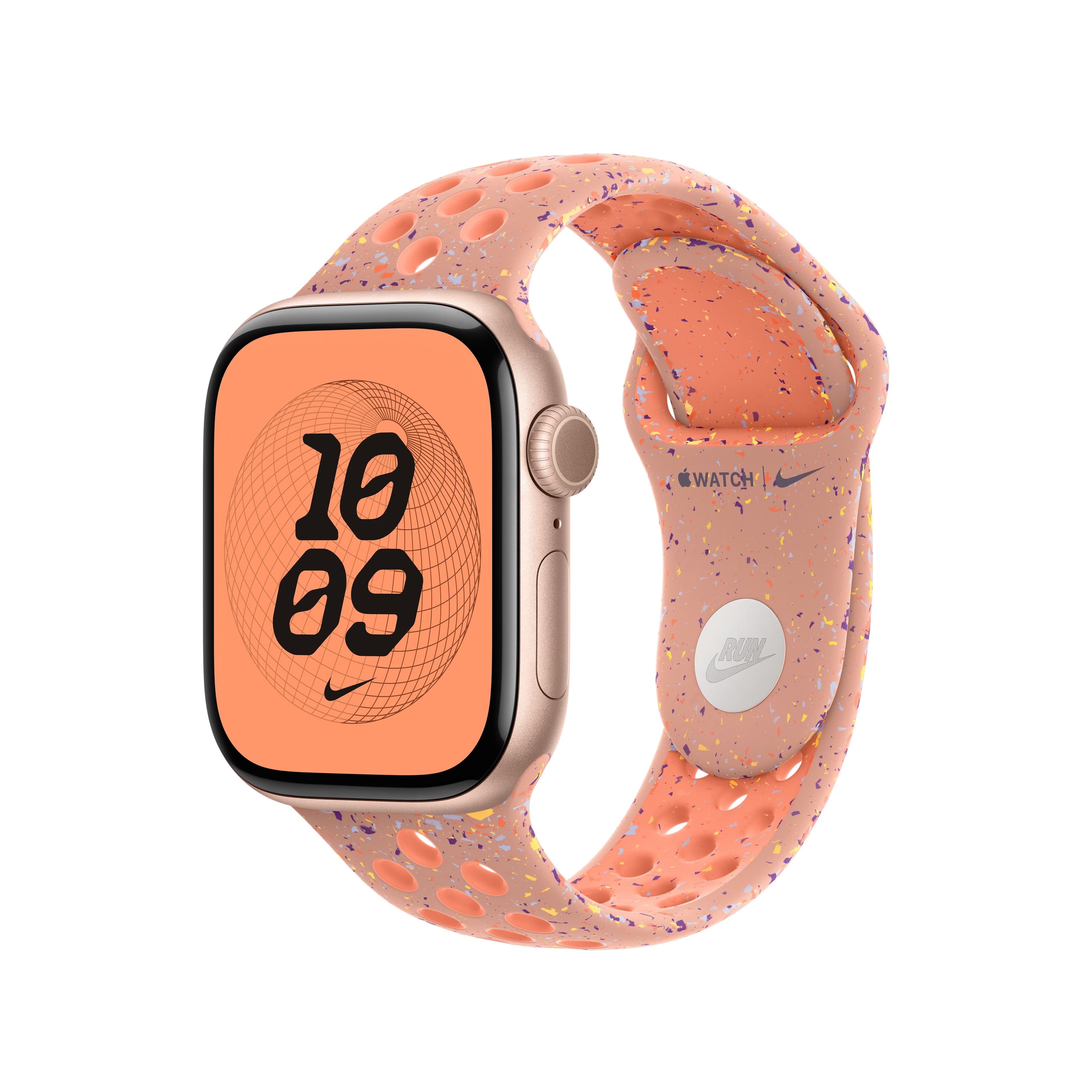 Řemínek pro Apple Watch 38/40/41/42 mm Apple Alpenglow Pink sportovní Nike - M/L - náhled 2