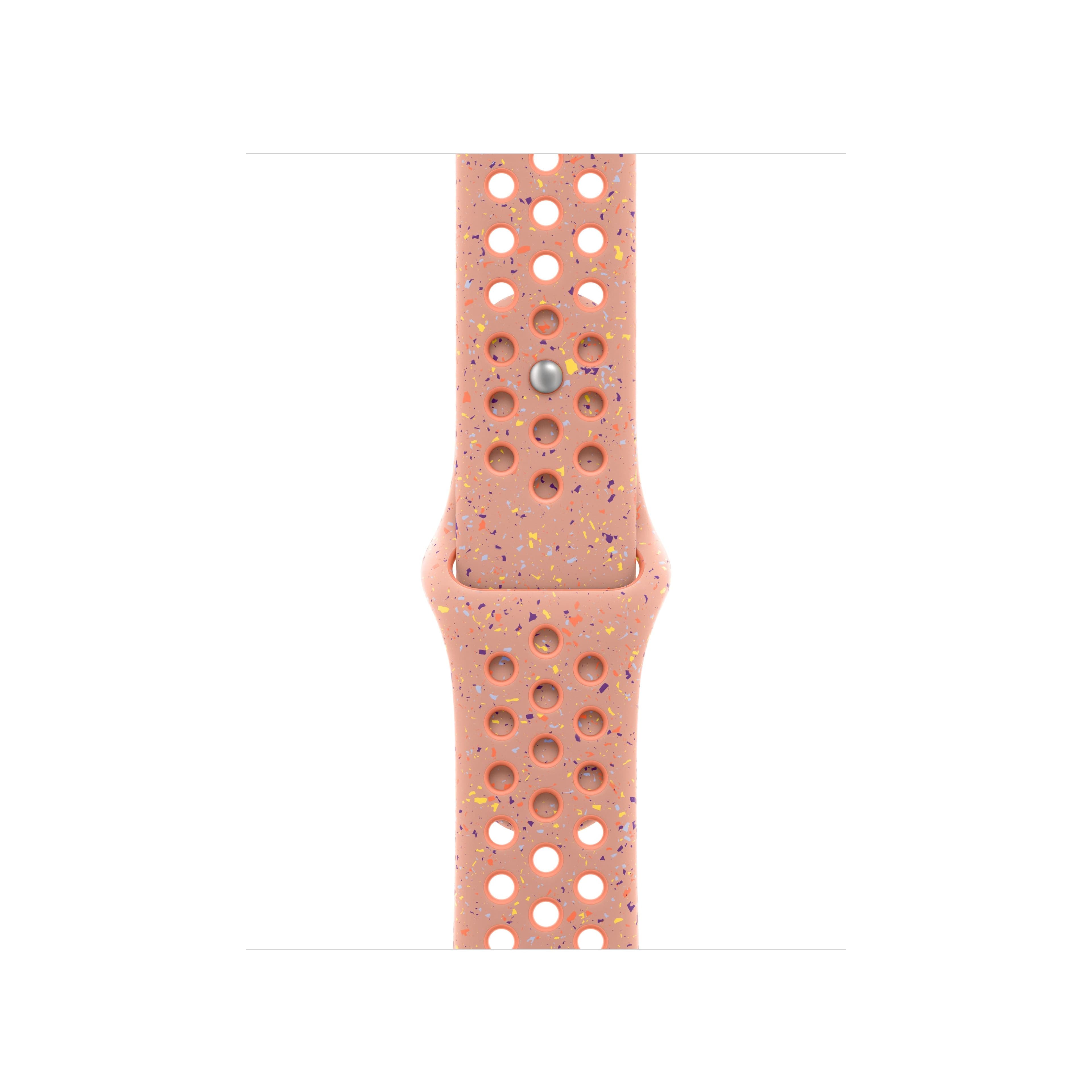 Řemínek pro Apple Watch 38/40/41/42 mm Apple Alpenglow Pink sportovní Nike - S/M - náhled 1