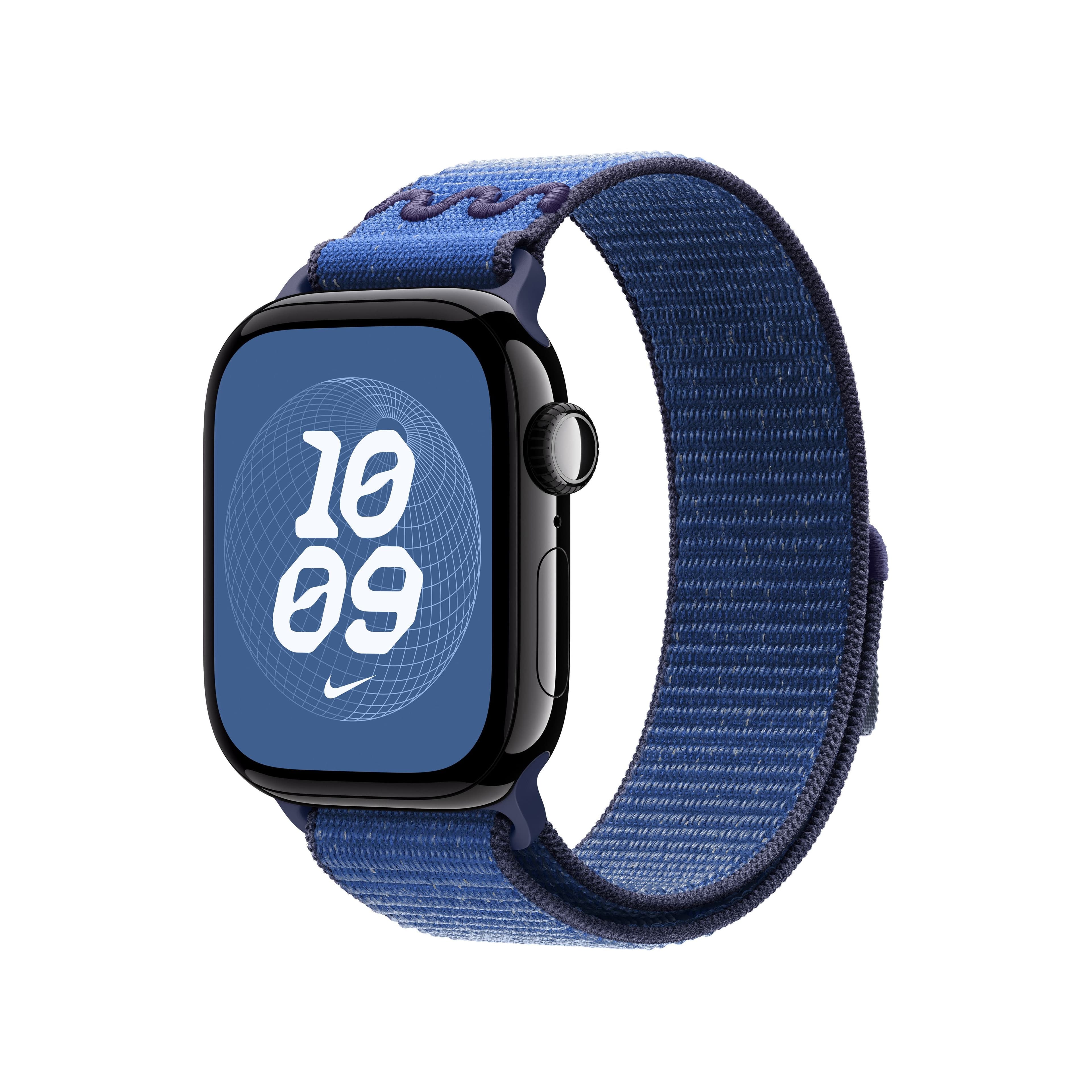 Řemínek pro Apple Watch 38/40/41/42 mm Apple Blue Ribbon provlékací sportovní Nike - náhled 2