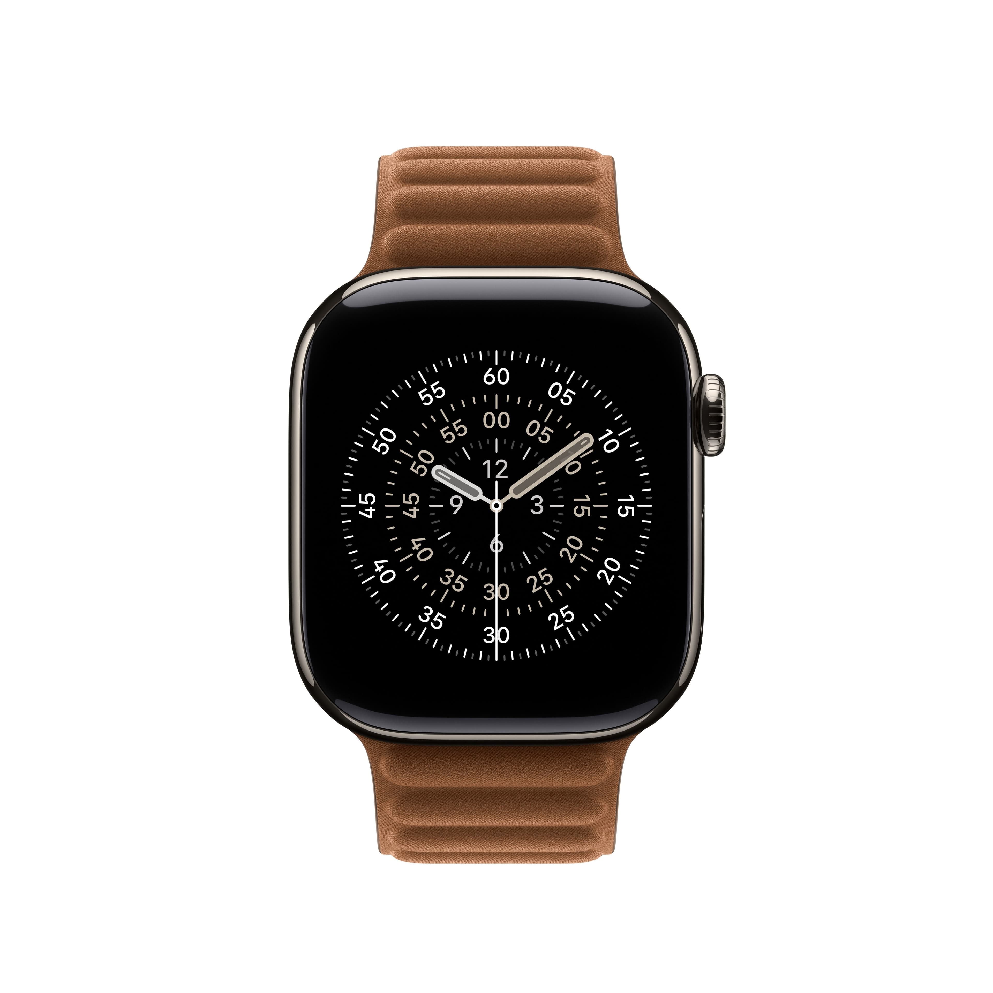 Řemínek pro Apple Watch 38/40/41/42 mm Apple karamelový magnetický tah - S/M - náhled 3