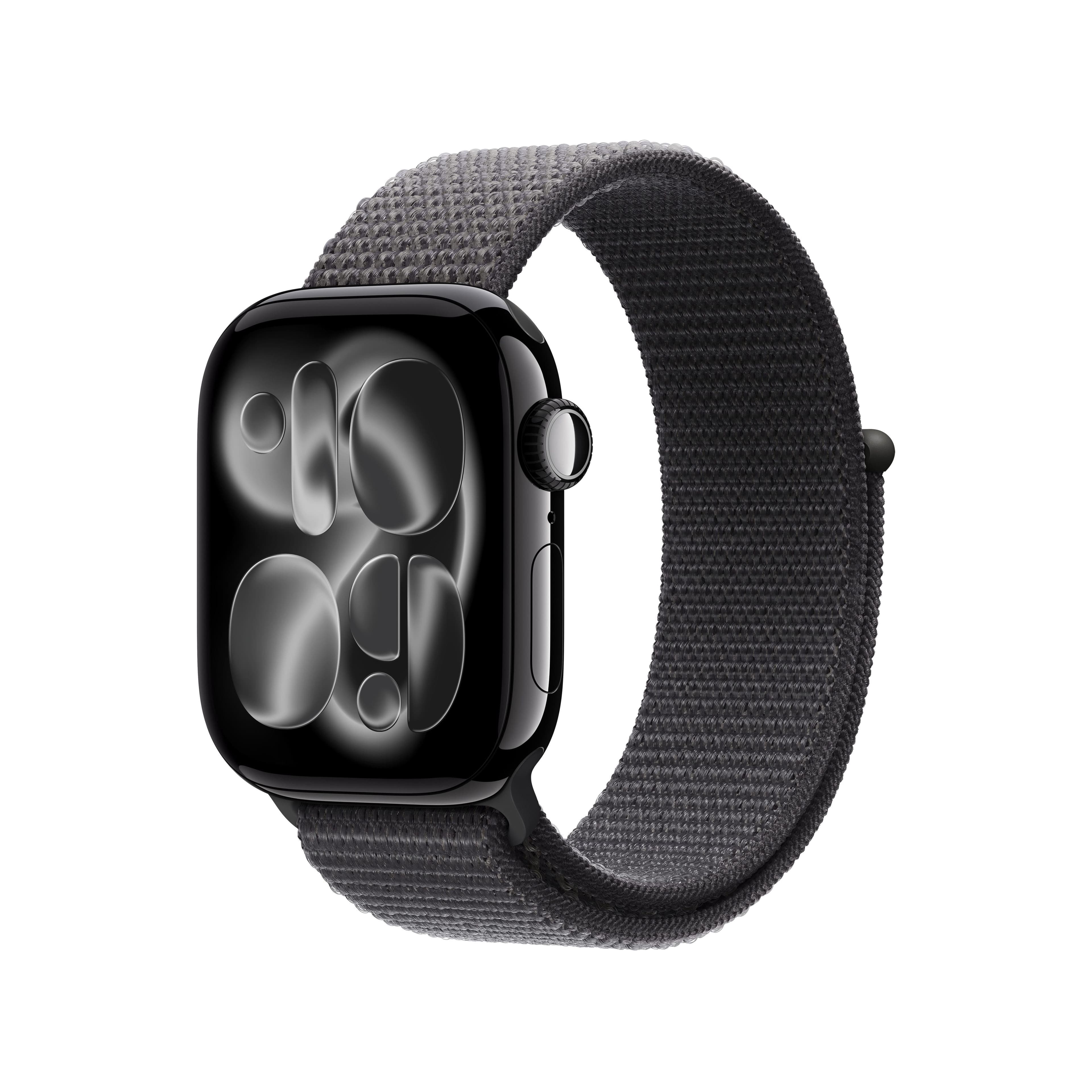 Řemínek pro Apple Watch 38/40/41/42 mm Apple tmavě šedý provlékací sportovní - náhled 2