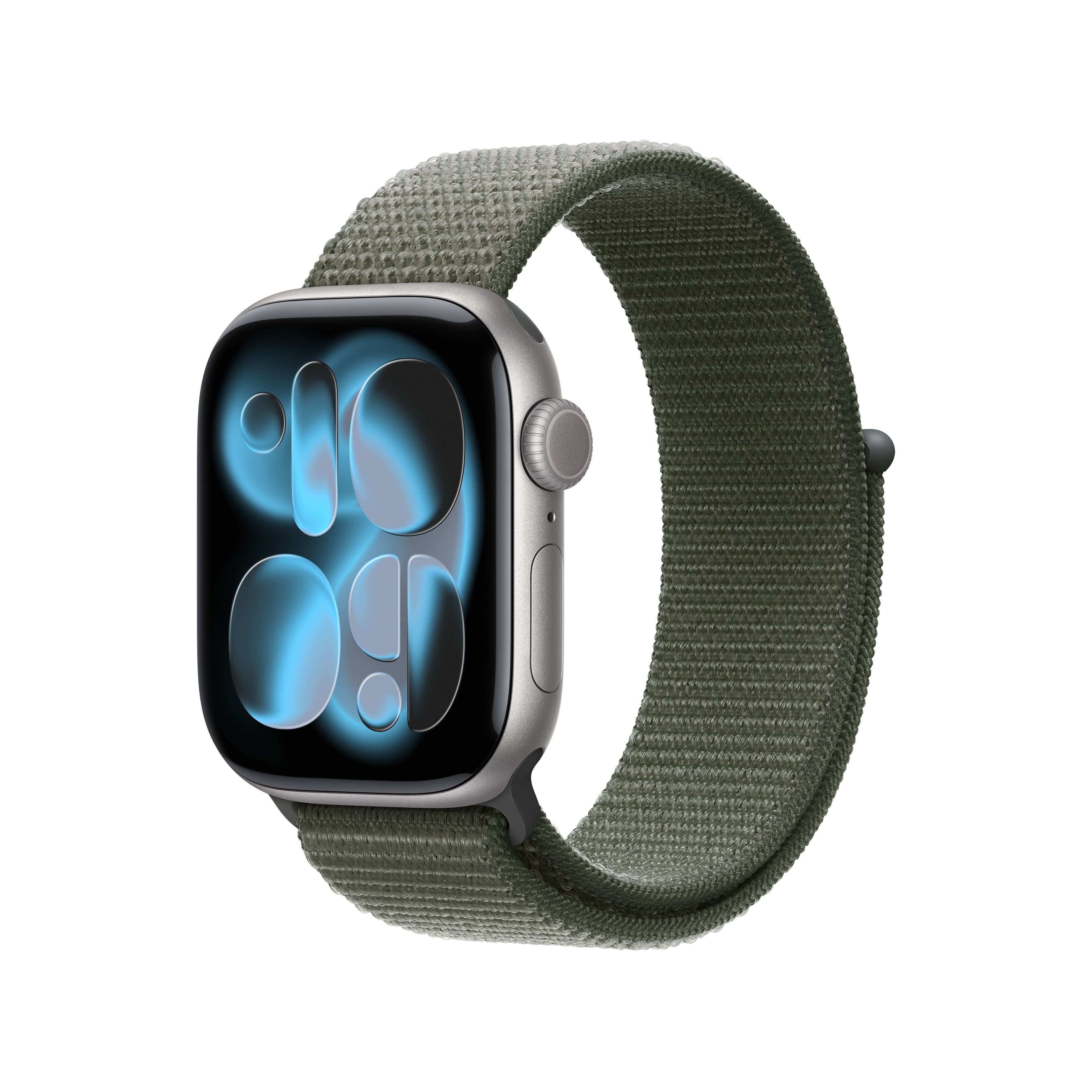 Řemínek pro Apple Watch 38/40/41/42 mm Apple piniově zelený provlékací sportovní - náhled 2