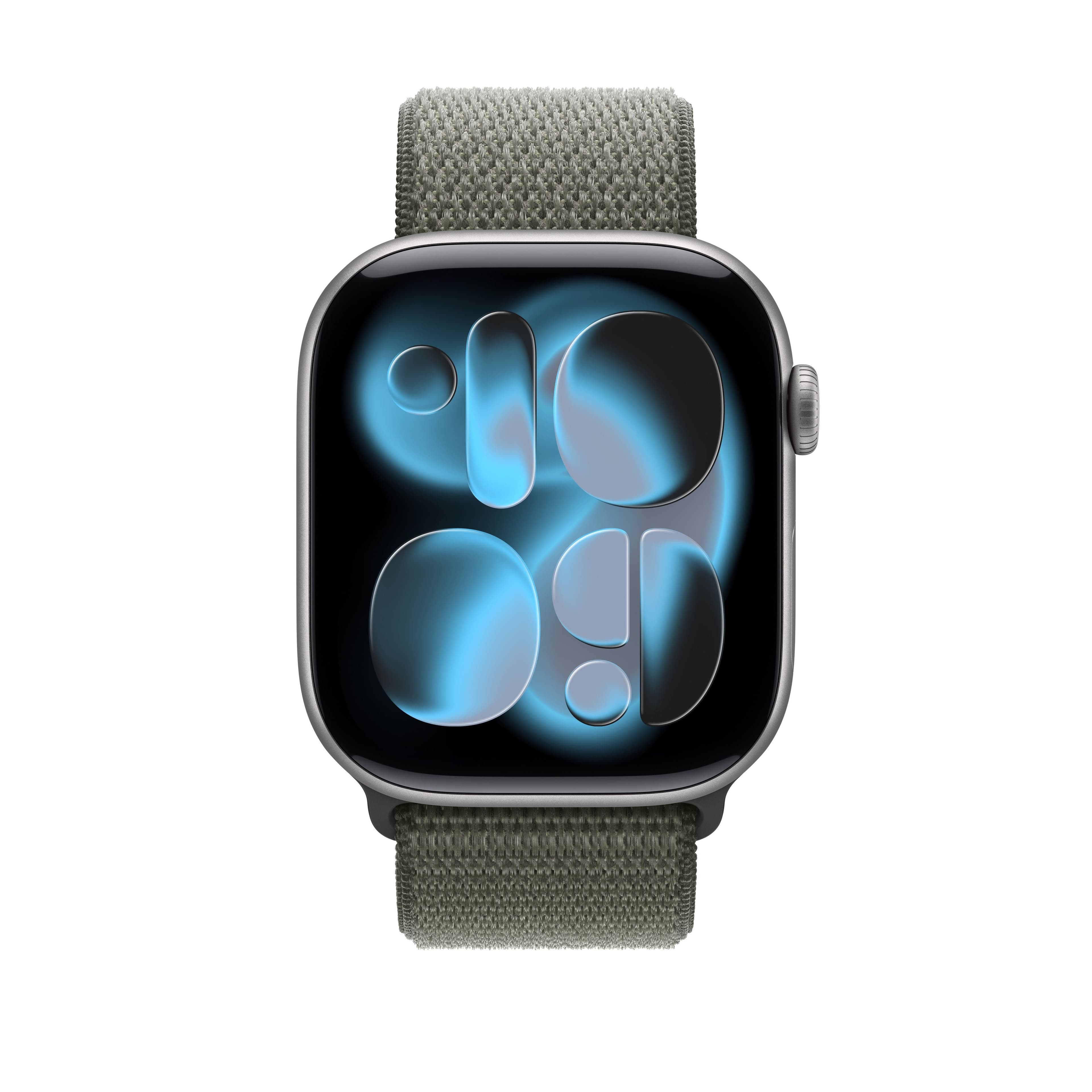 Řemínek pro Apple Watch 44/45/46/49 mm Apple piniově zelený provlékací sportovní - náhled 3