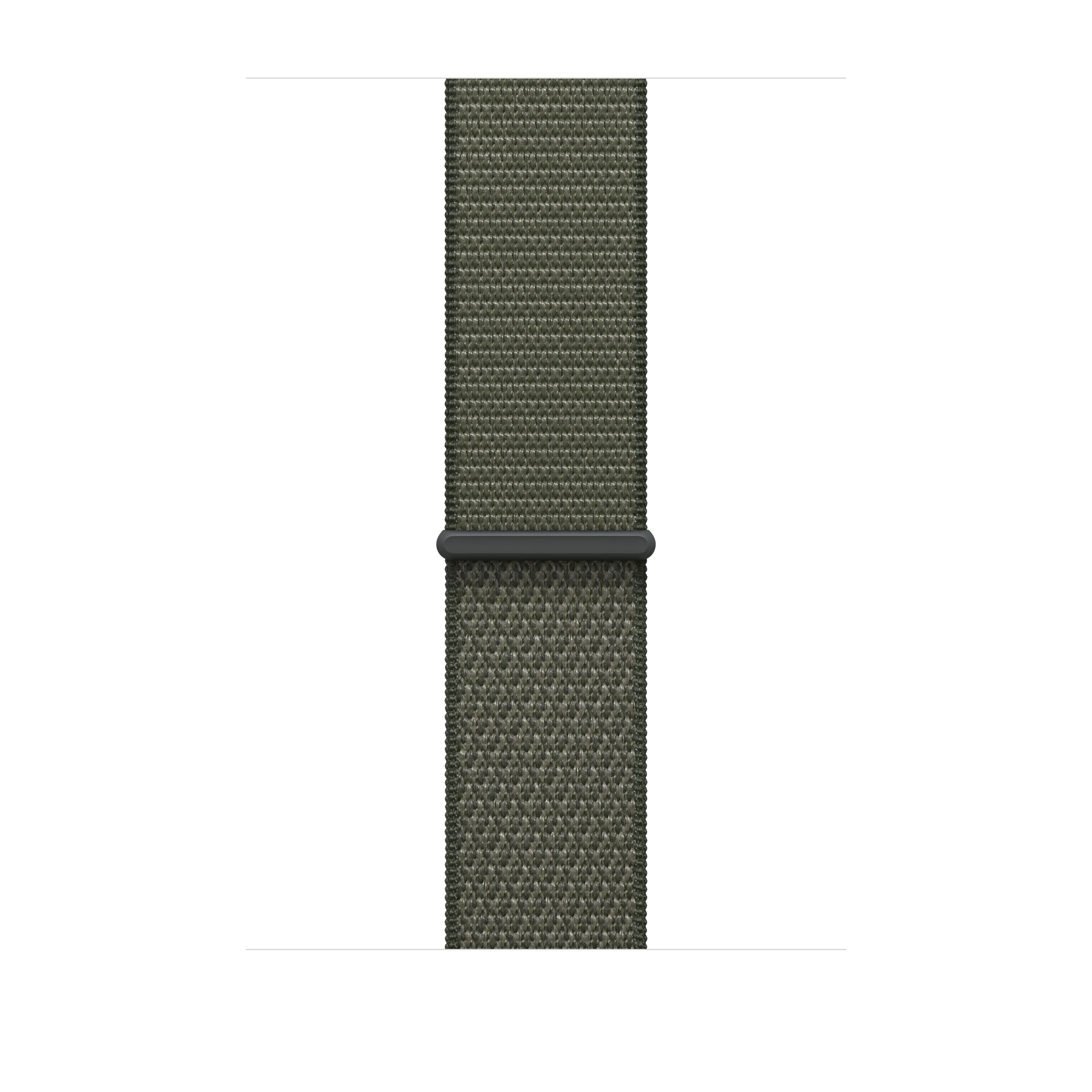 Řemínek pro Apple Watch 44/45/46/49 mm Apple piniově zelený provlékací sportovní - náhled 1