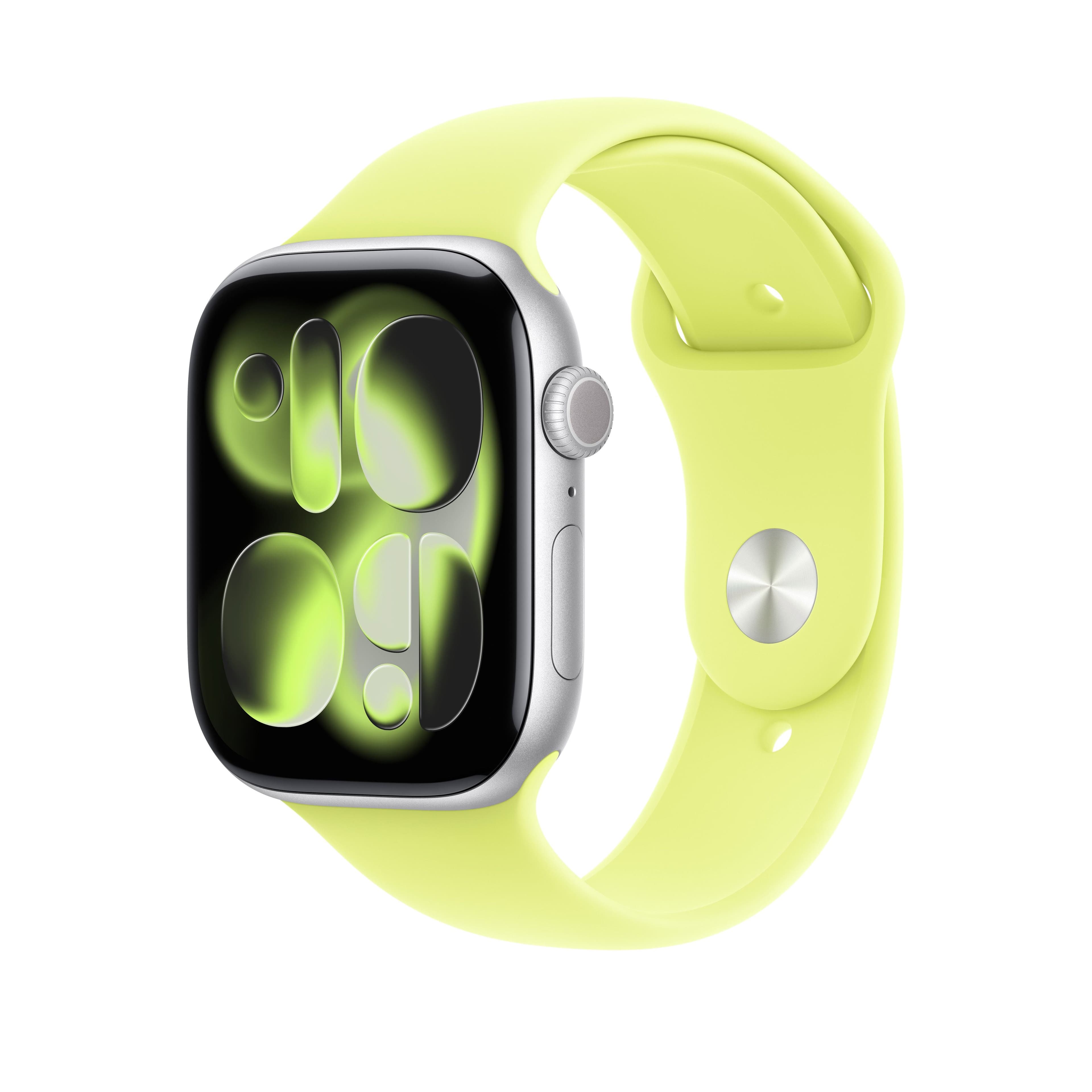 Řemínek pro Apple Watch 44/45/46/49 mm Apple neonově žlutý sportovní - M/L - náhled 2