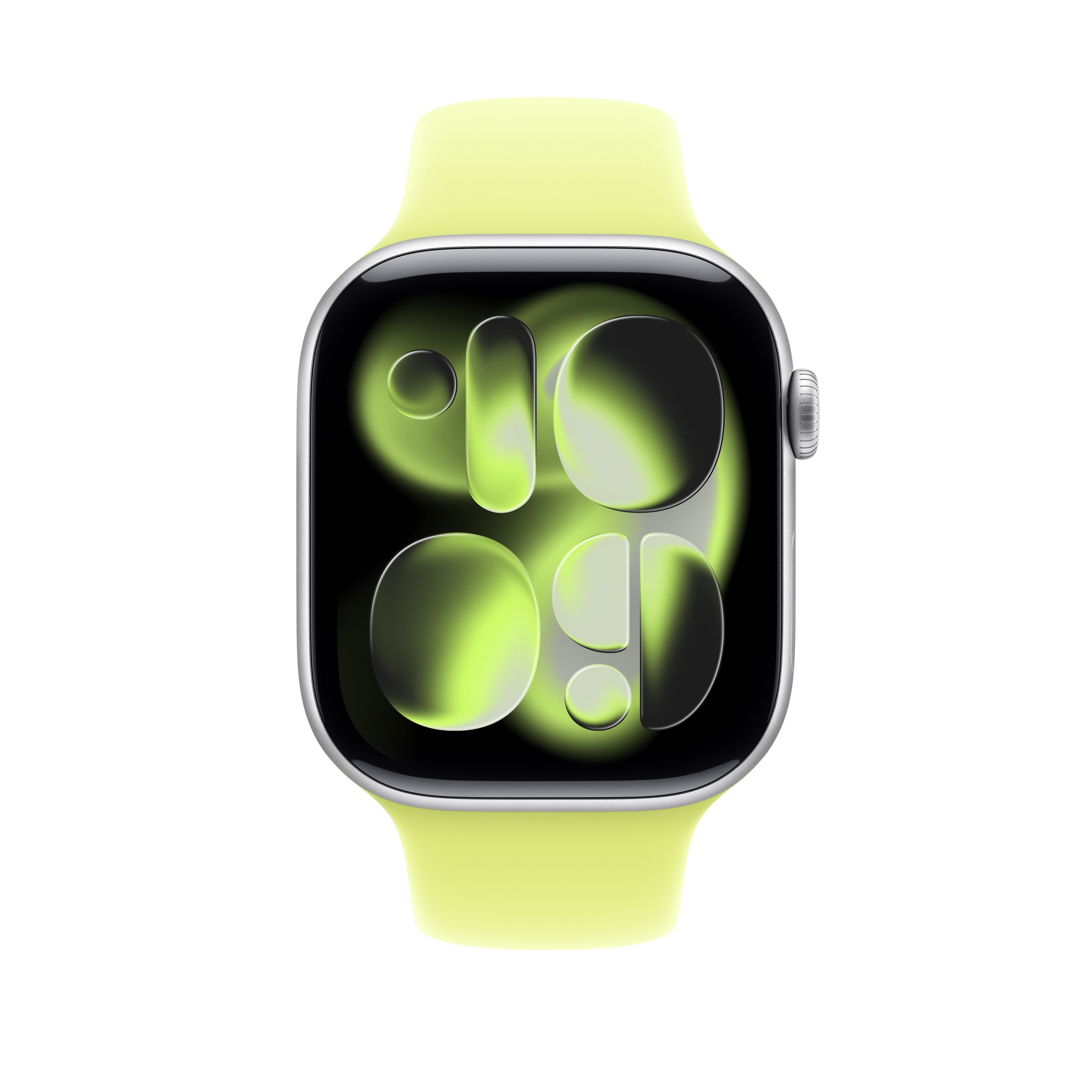 Řemínek pro Apple Watch 44/45/46/49 mm Apple neonově žlutý sportovní - S/M - náhled 3