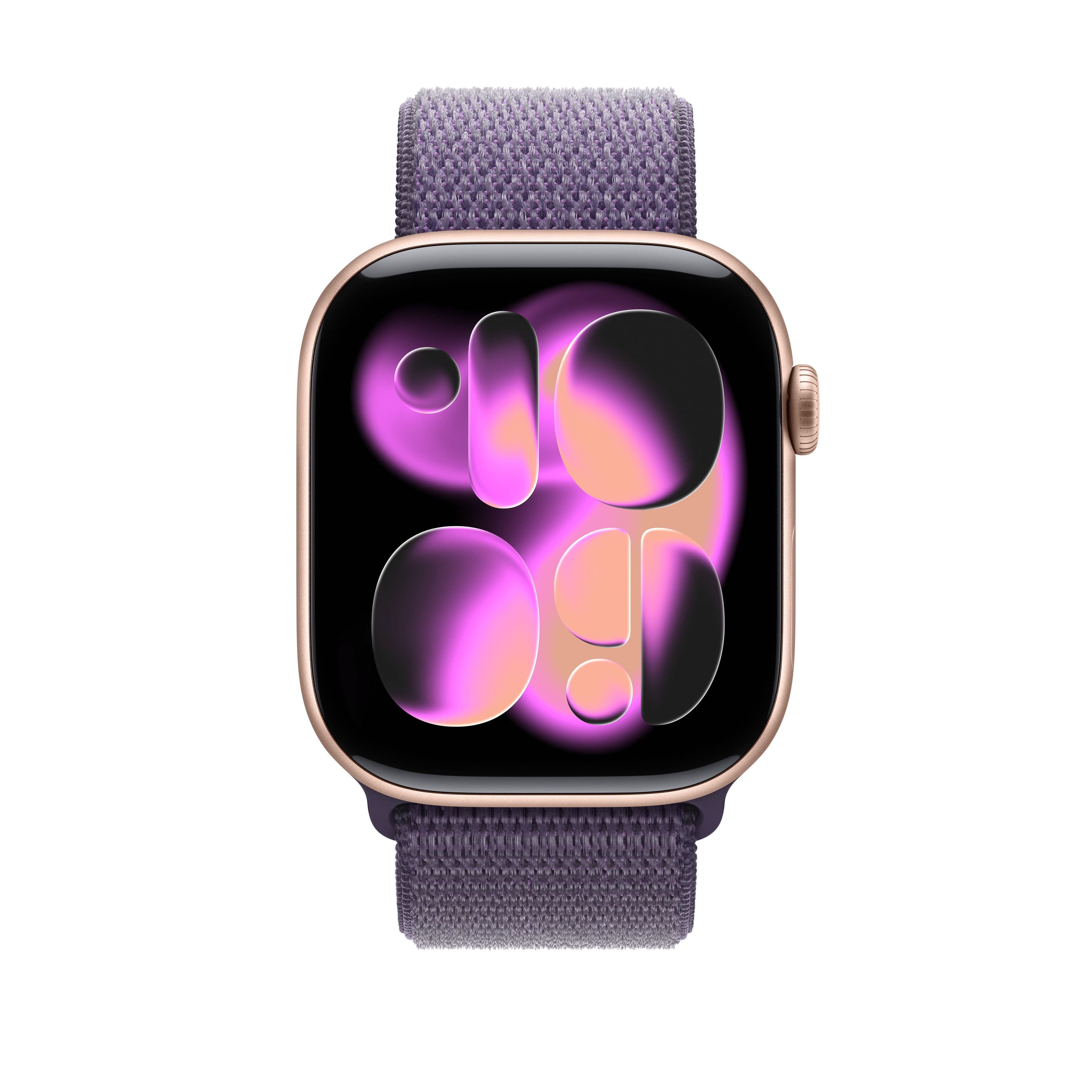 Řemínek pro Apple Watch 44/45/46/49 mm Apple mlžně fialový provlékací sportovní - náhled 3