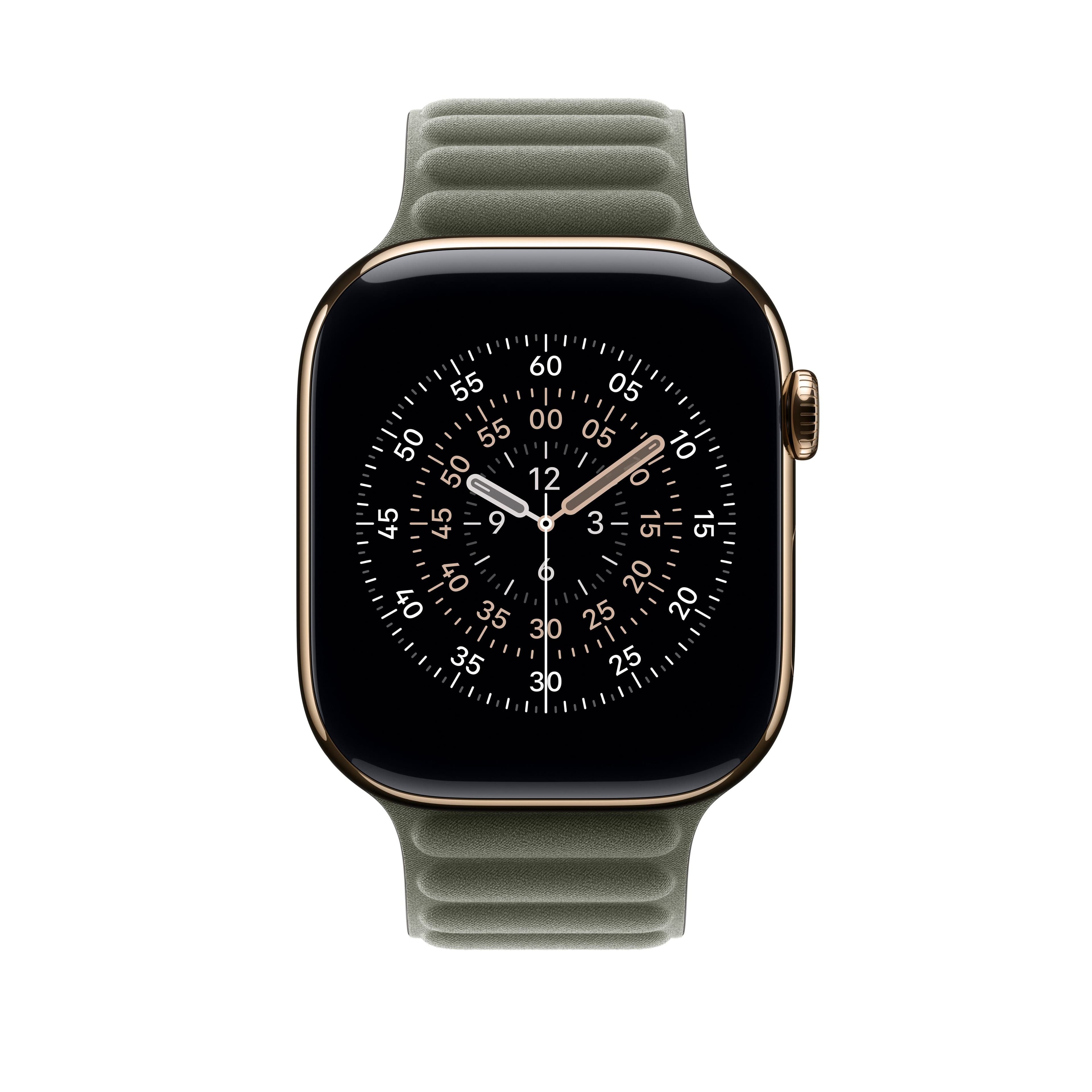 Řemínek pro Apple Watch 44/45/46/49 mm Apple šalvějově šedý magnetický tah - S/M - náhled 3