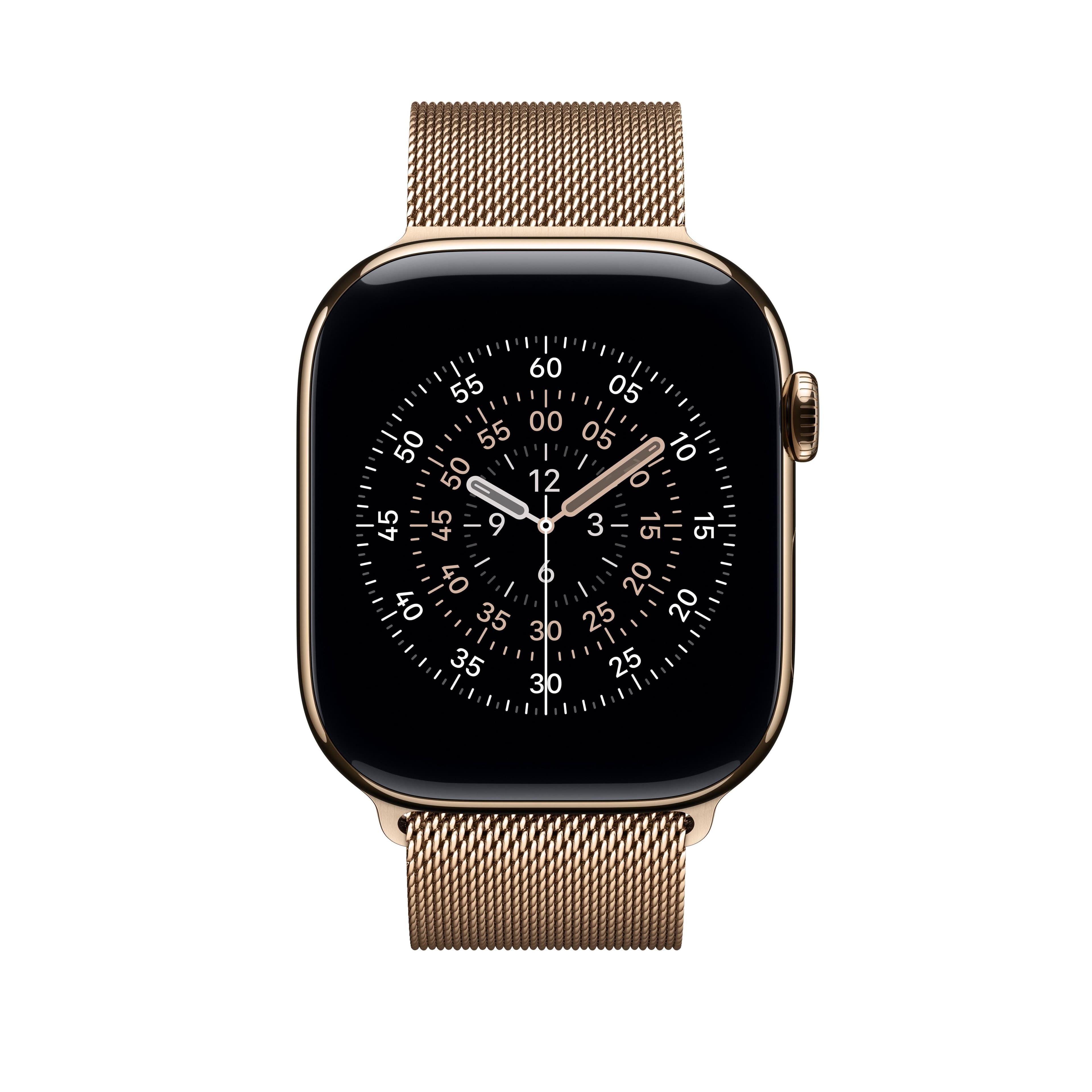 Řemínek pro Apple Watch 44/45/46/49 mm Apple zlatý milánský tah - M/L - náhled 3