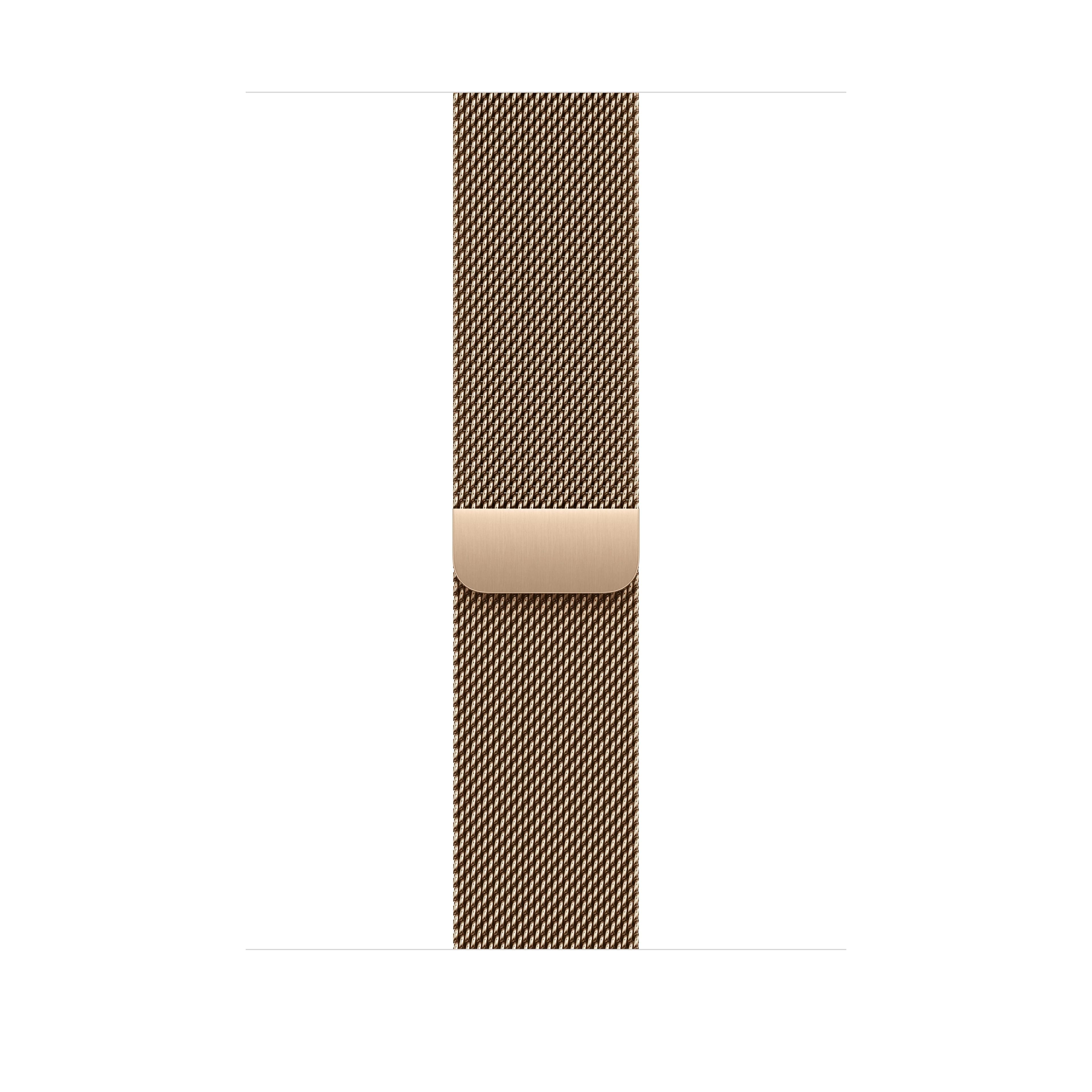 Řemínek pro Apple Watch 44/45/46/49 mm Apple zlatý milánský tah - M/L