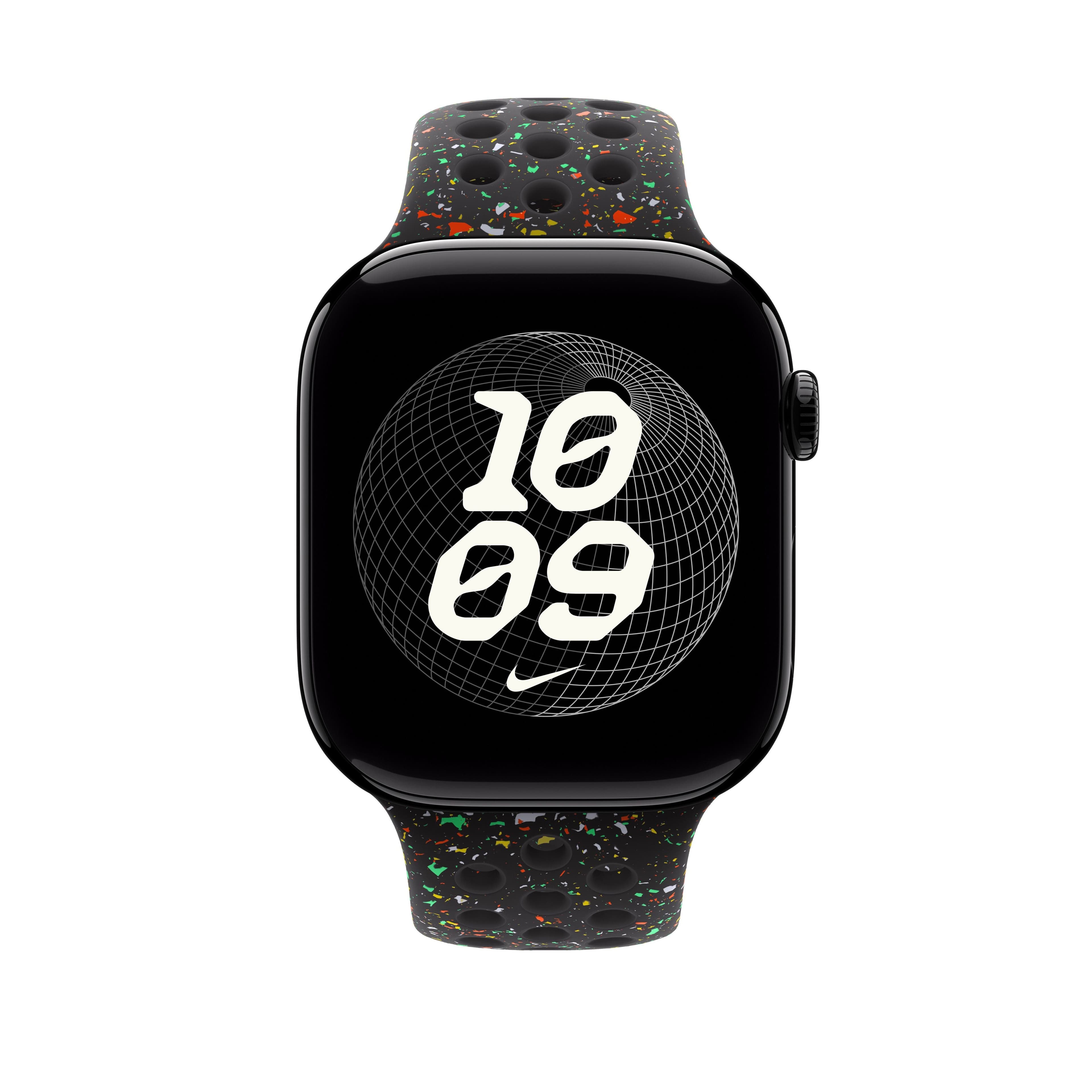Řemínek pro Apple Watch 44/45/46/49 mm Apple Midnight Black sportovní Nike - M/L - náhled 3