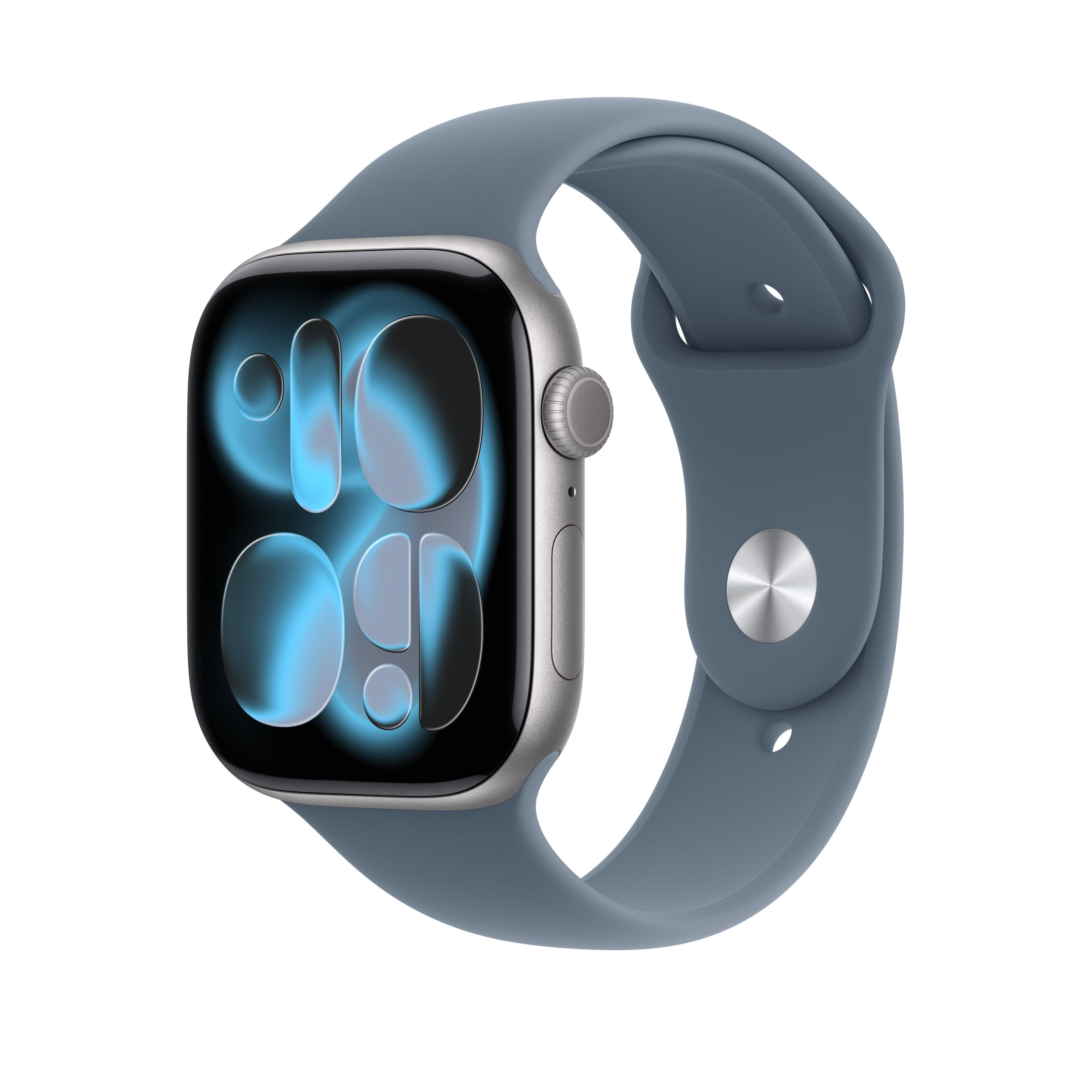Řemínek pro Apple Watch 44/45/46/49 mm Apple ocelově modrý sportovní - S/M - náhled 2