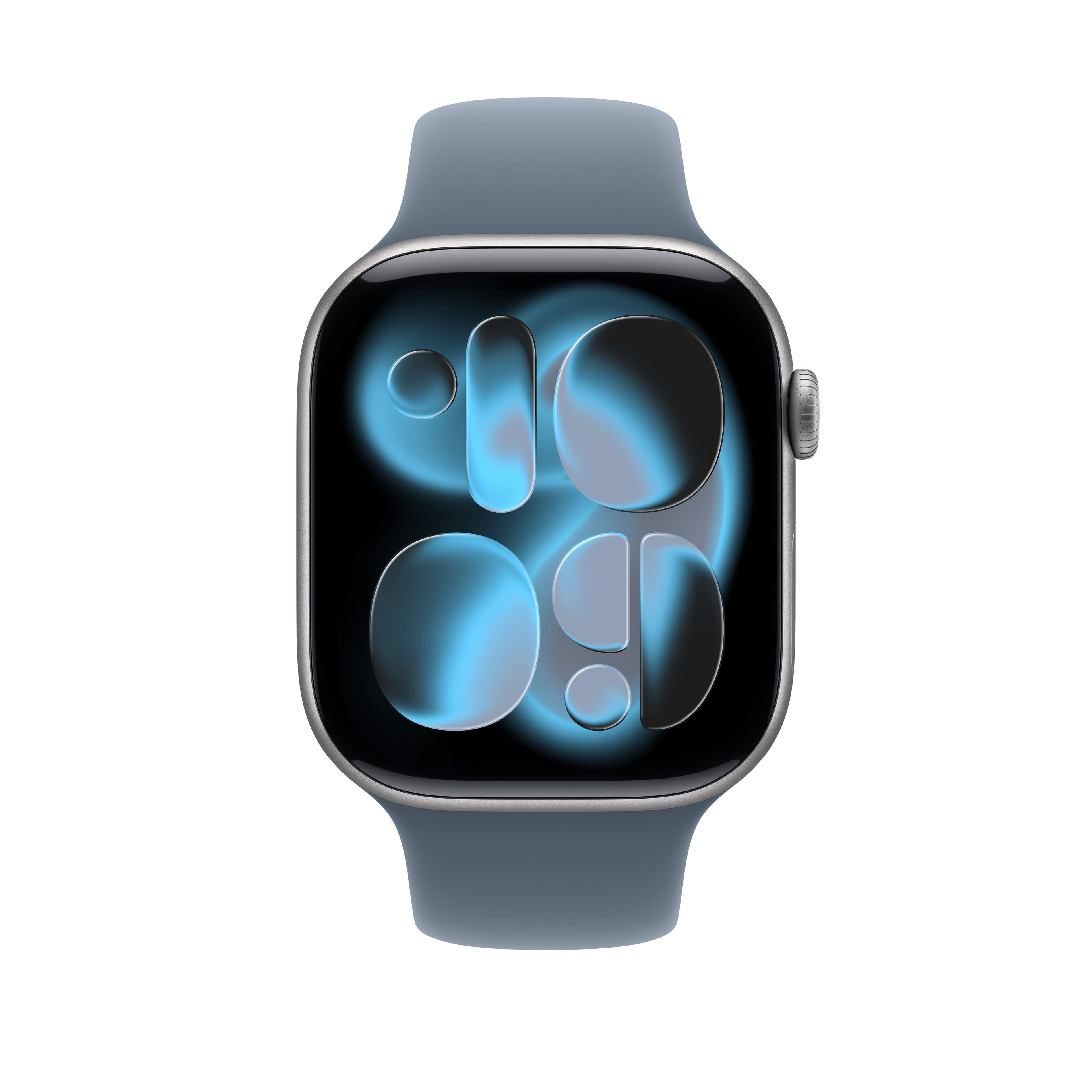 Řemínek pro Apple Watch 44/45/46/49 mm Apple ocelově modrý sportovní - S/M - náhled 3
