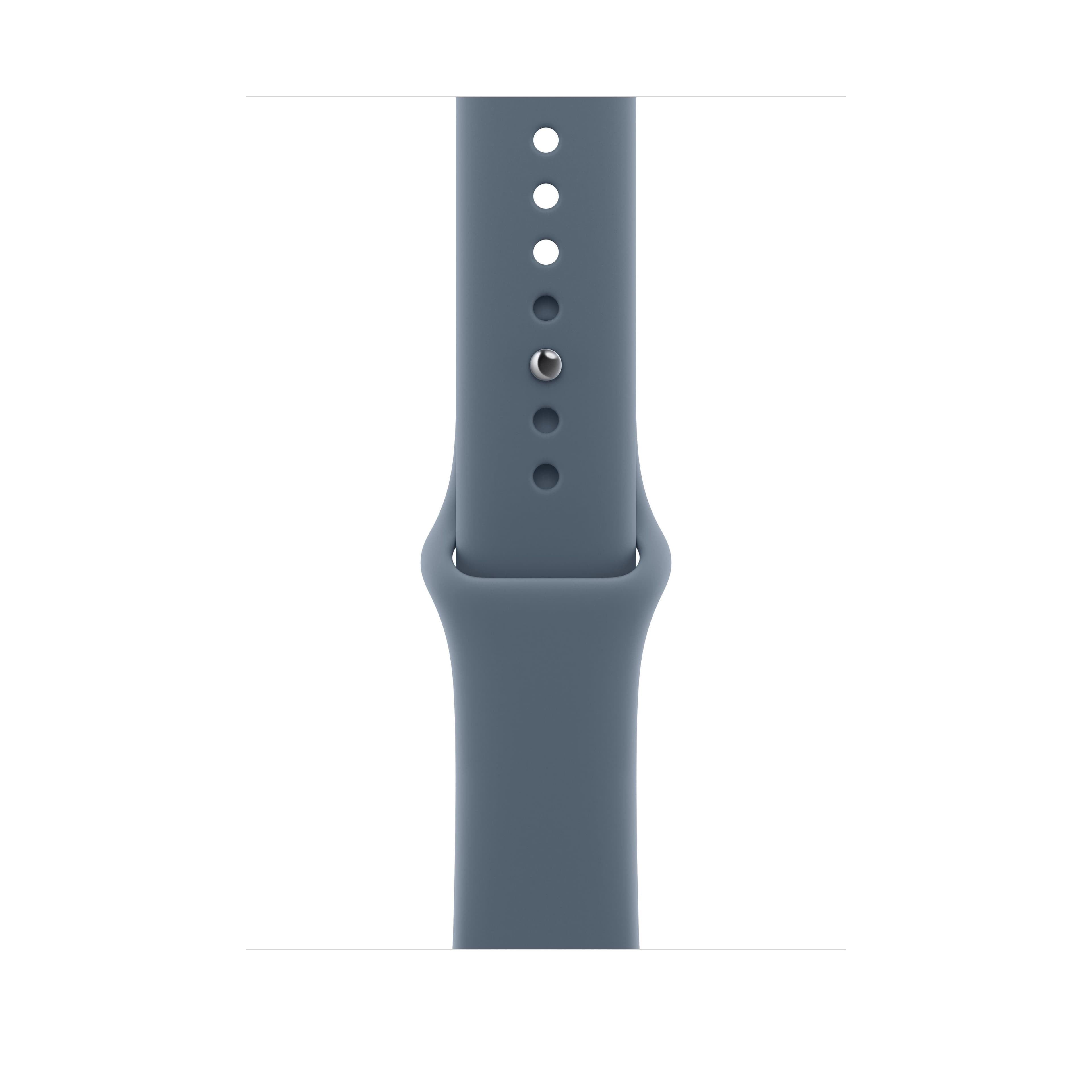 Řemínek pro Apple Watch 44/45/46/49 mm Apple ocelově modrý sportovní - S/M