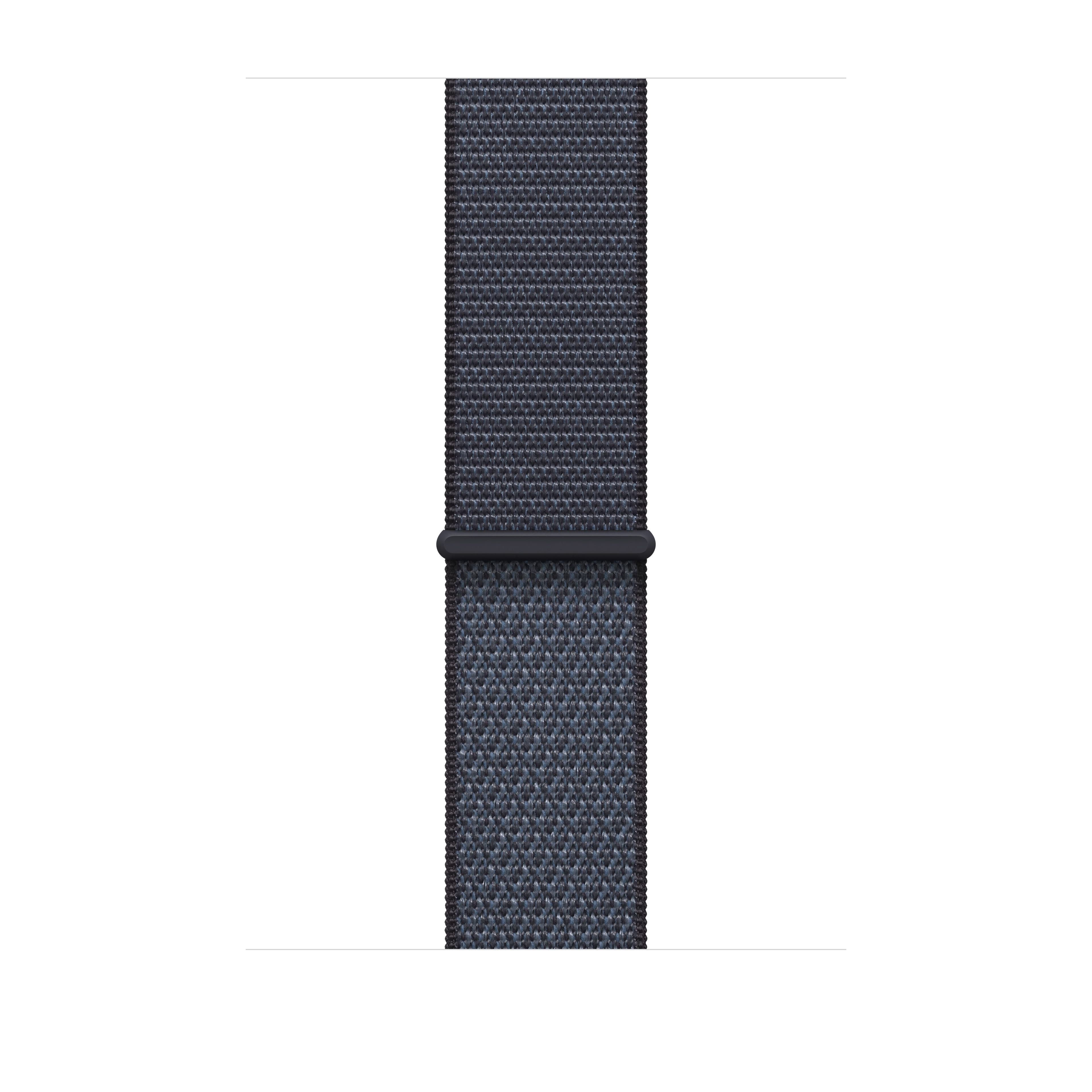 Řemínek pro Apple Watch 44/45/46/49 mm Apple ocelově modrý provlékací sportovní - náhled 1