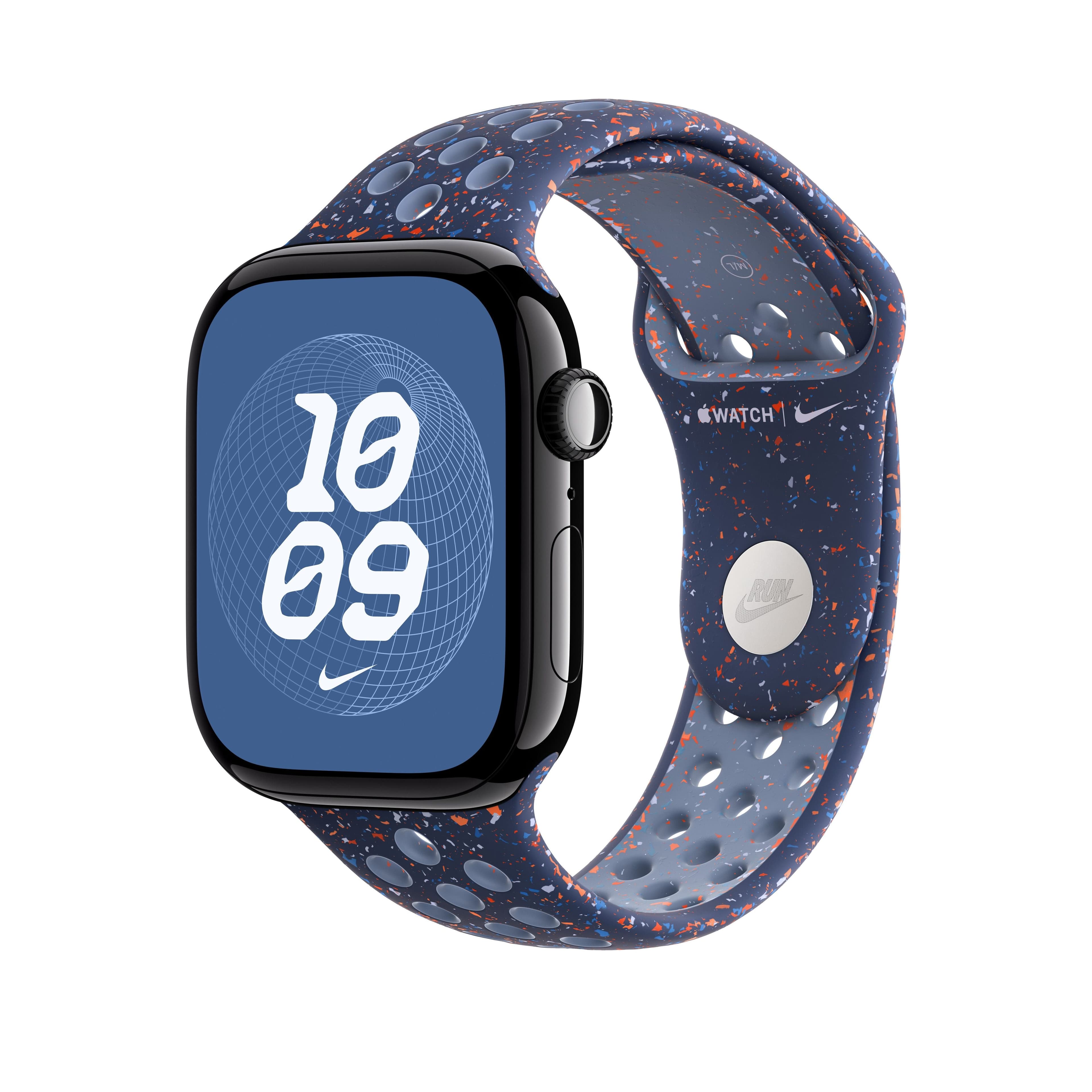 Řemínek pro Apple Watch 44/45/46/49 mm Apple Blue Ribbon sportovní Nike - S/M - náhled 2
