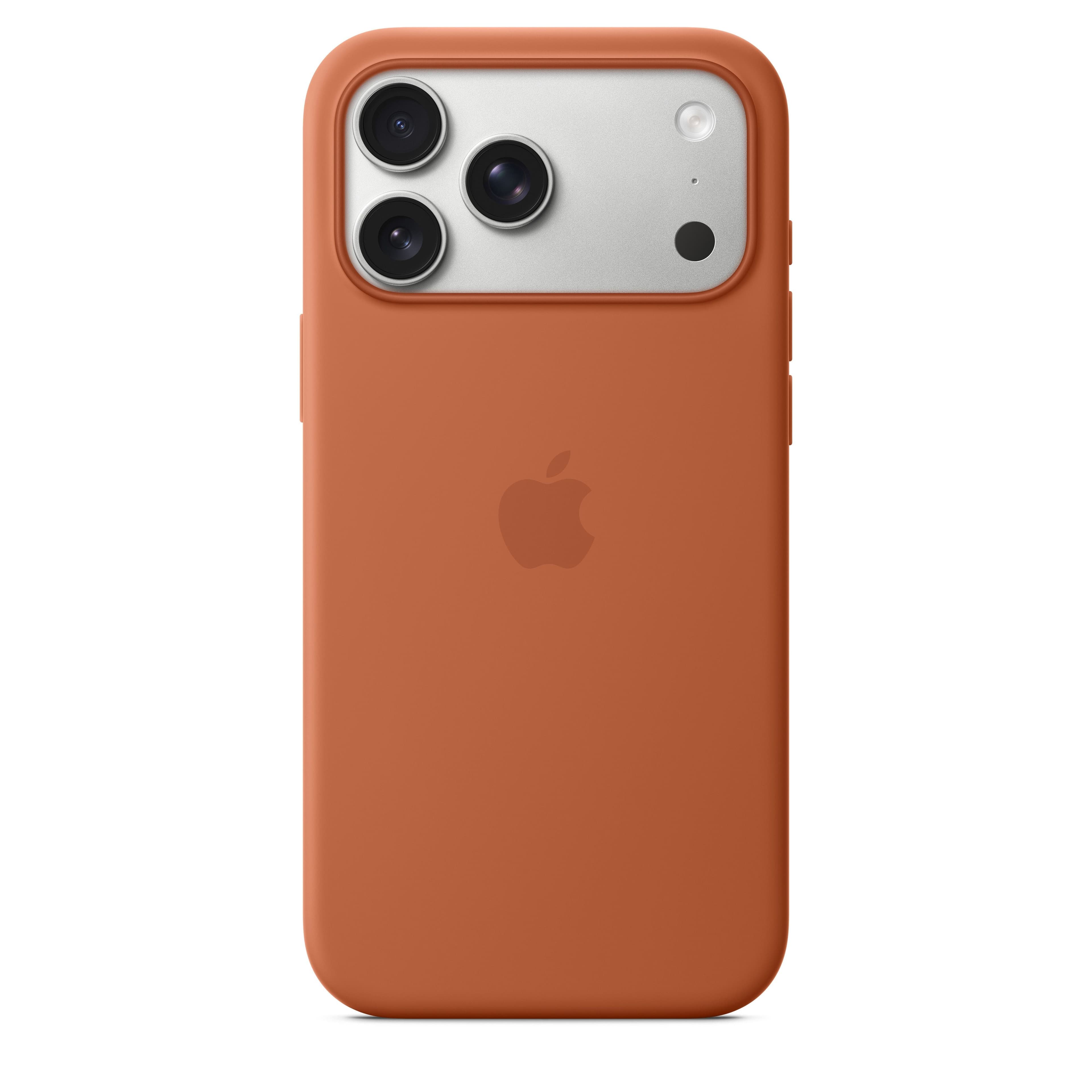 Silikonový kryt na iPhone 17 Pro Max Apple s MagSafe - terakotový - náhled 2