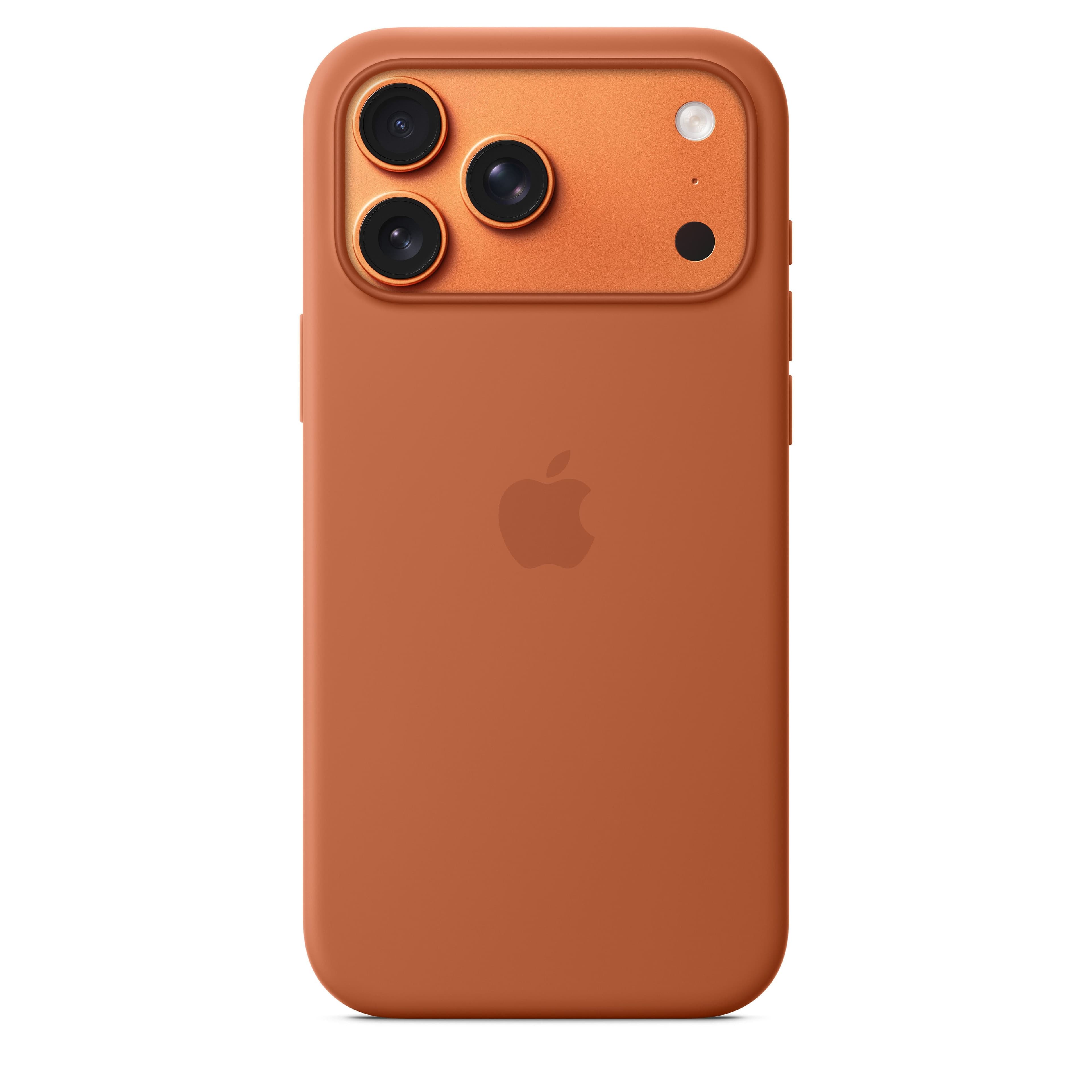 Silikonový kryt na iPhone 17 Pro Max Apple s MagSafe - terakotový - náhled 1