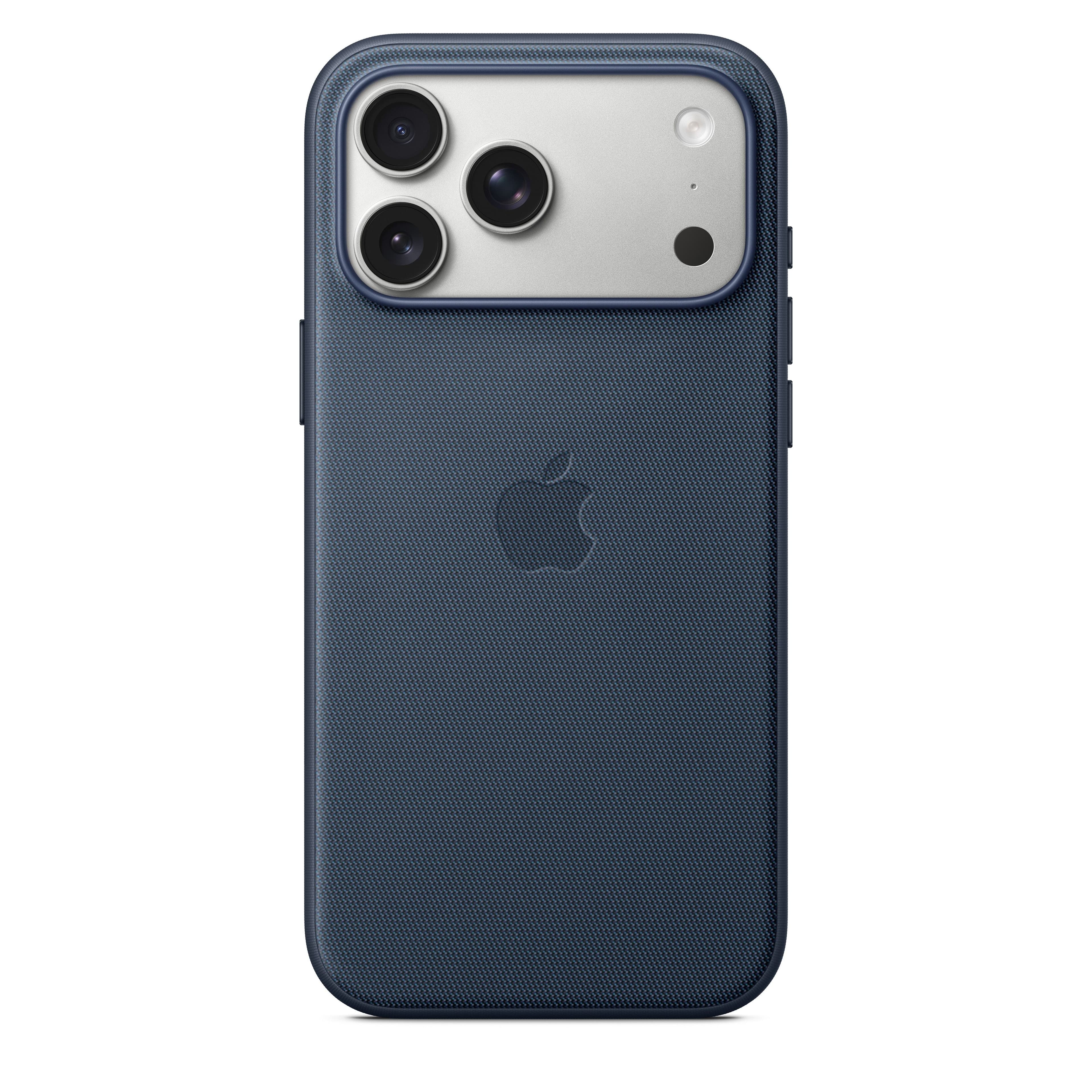 Kryt na iPhone 17 Pro Max z tkaniny TechWoven Apple s MagSafe - modrý - náhled 2