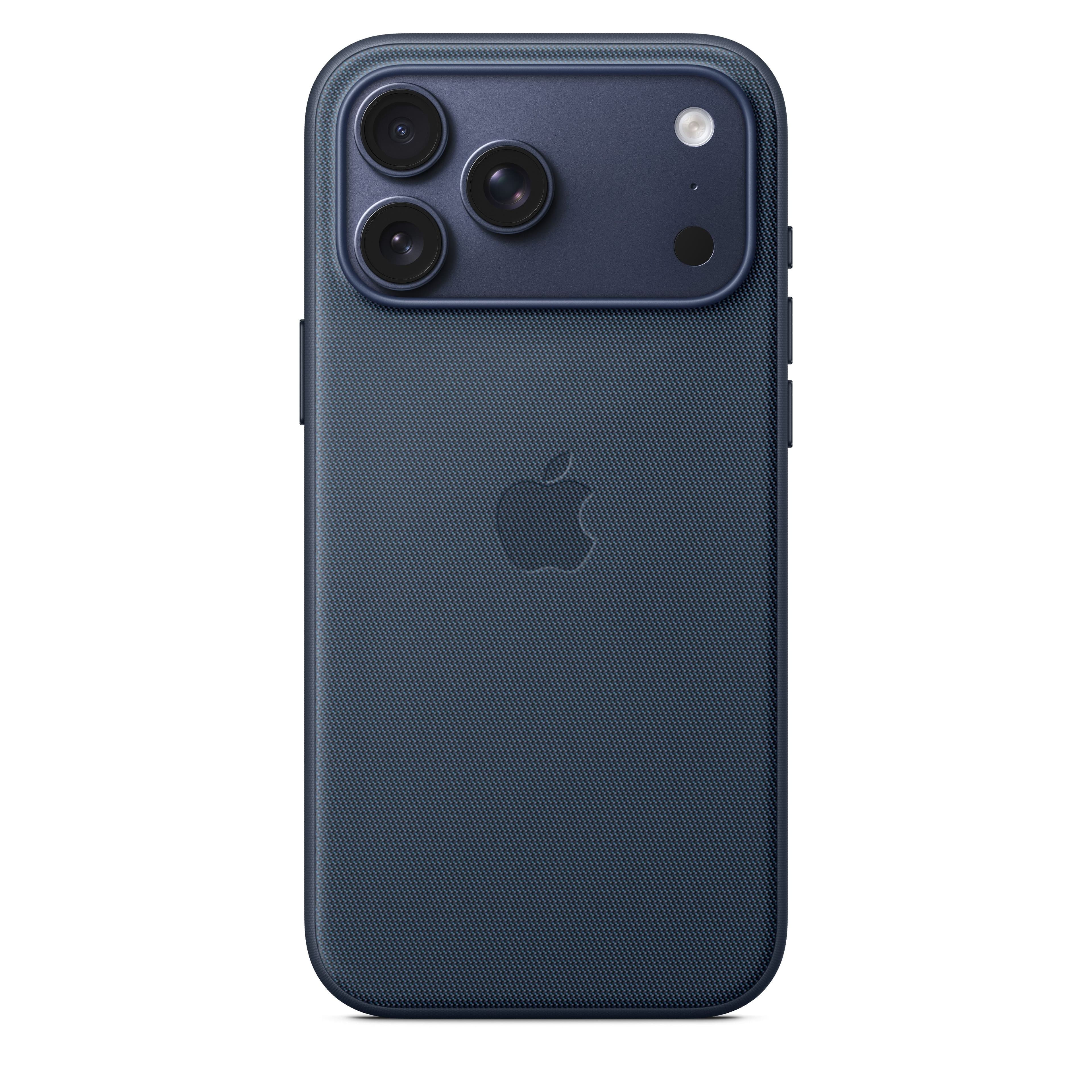 Kryt na iPhone 17 Pro Max z tkaniny TechWoven Apple s MagSafe - modrý - náhled 3