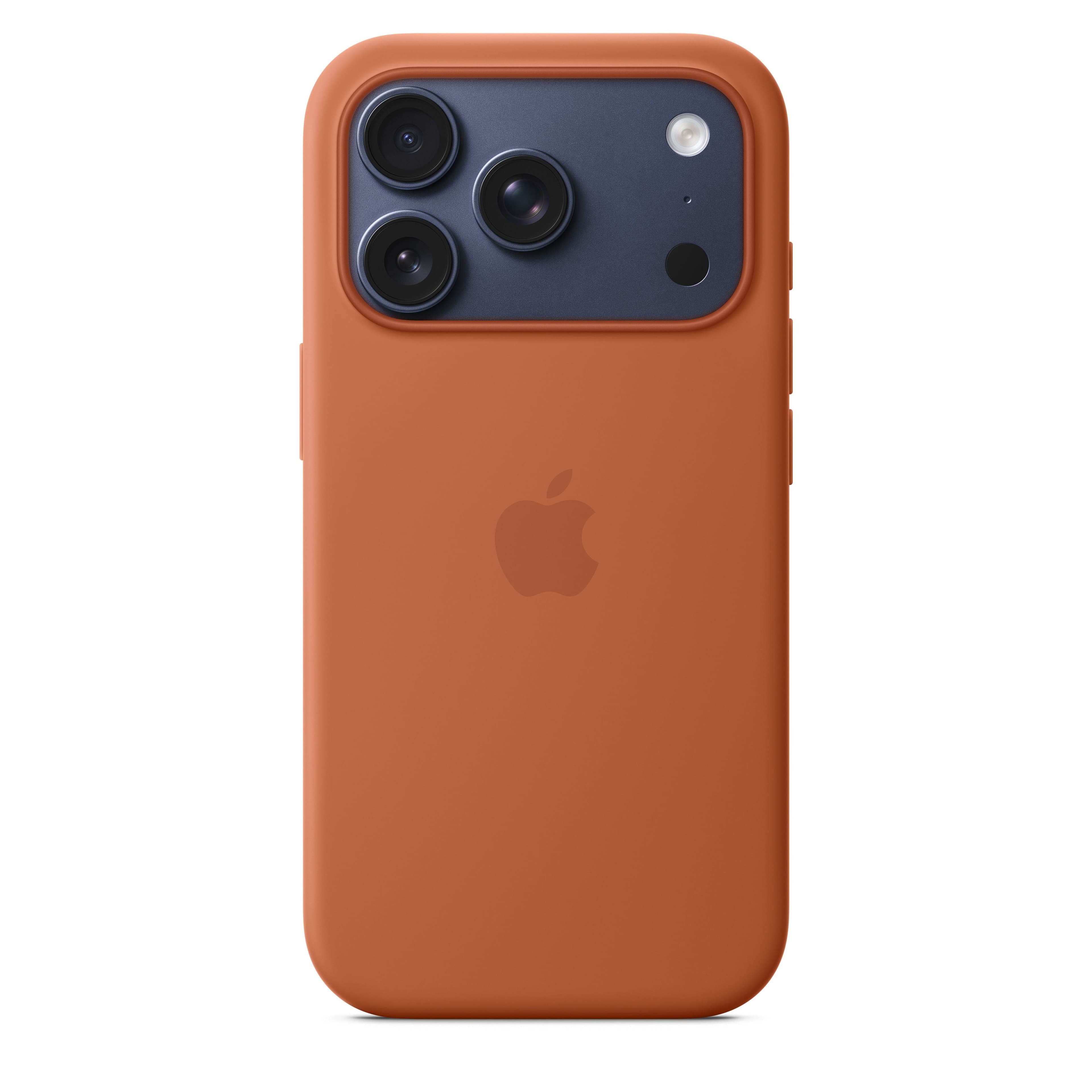 Silikonový kryt na iPhone 17 Pro Apple s MagSafe - terakotový - náhled 2