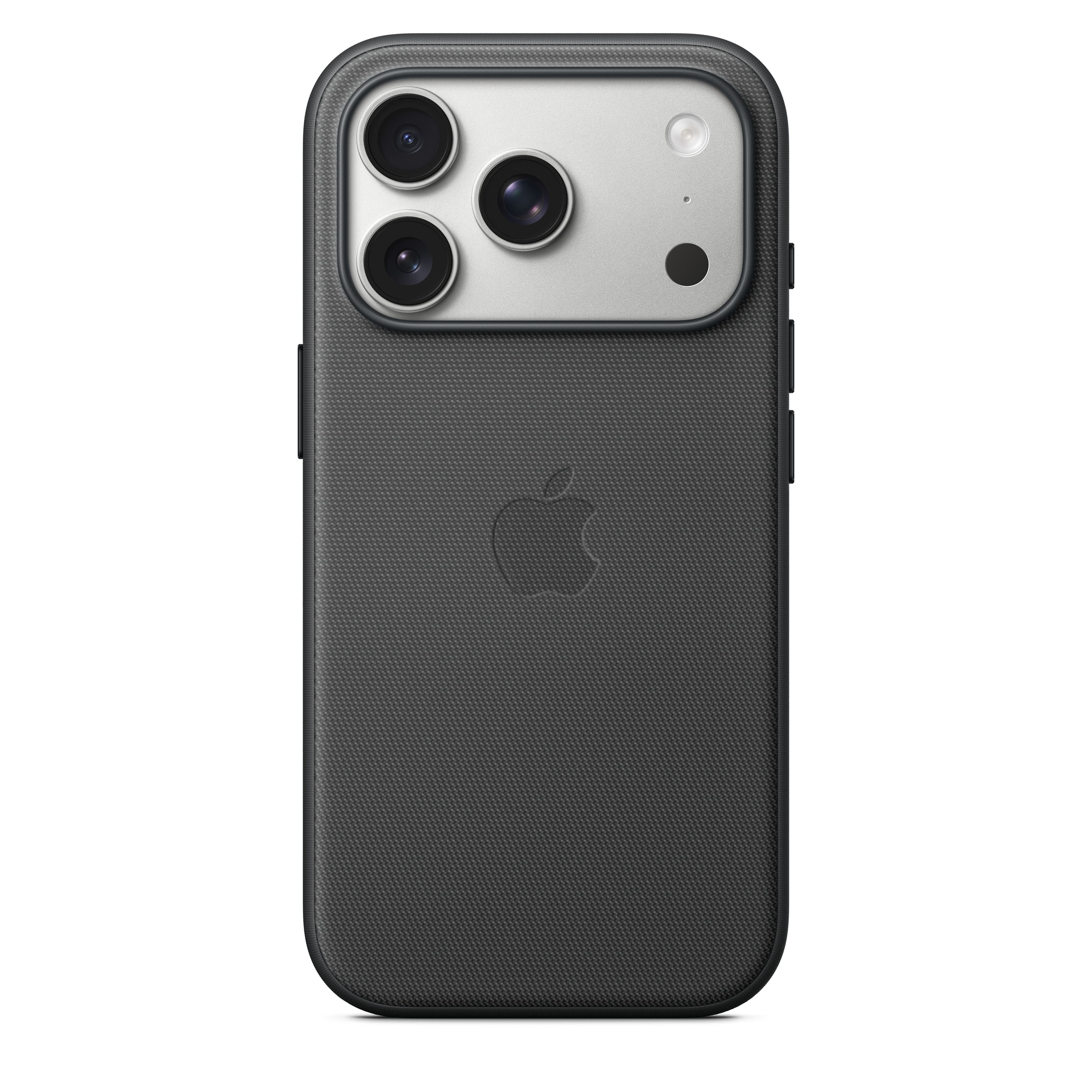 Kryt na iPhone 17 Pro z tkaniny TechWoven Apple s MagSafe - černý - náhled 2