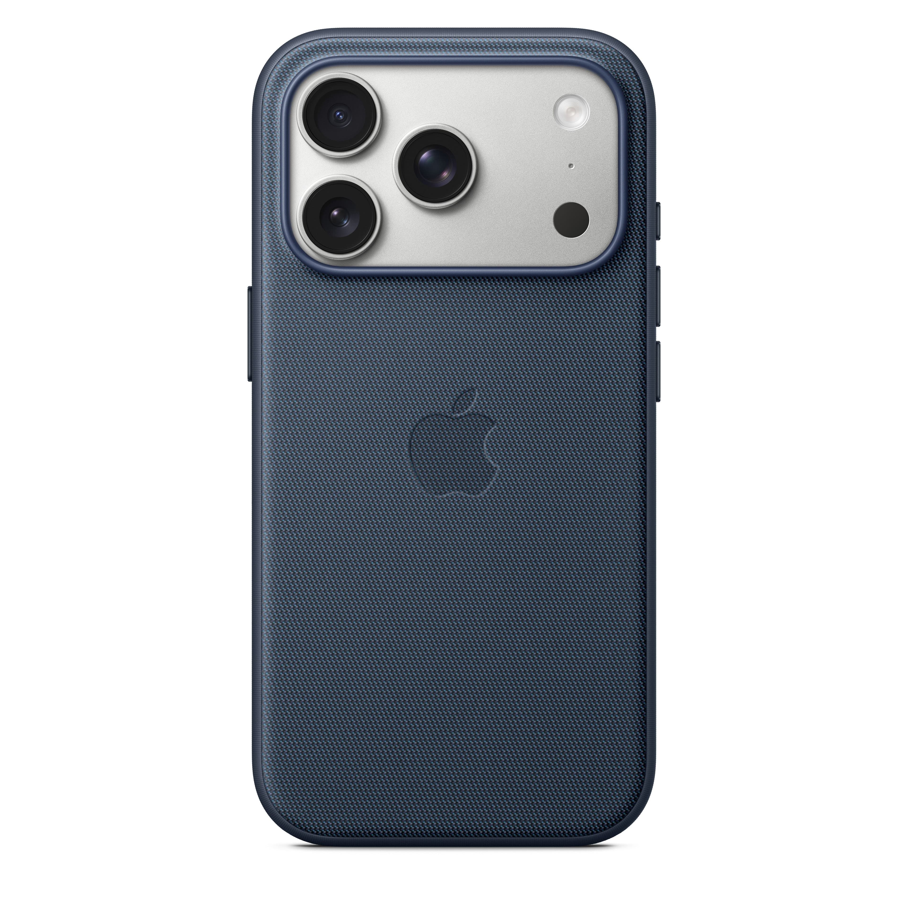 Kryt na iPhone 17 Pro z tkaniny TechWoven Apple s MagSafe - modrý - náhled 2