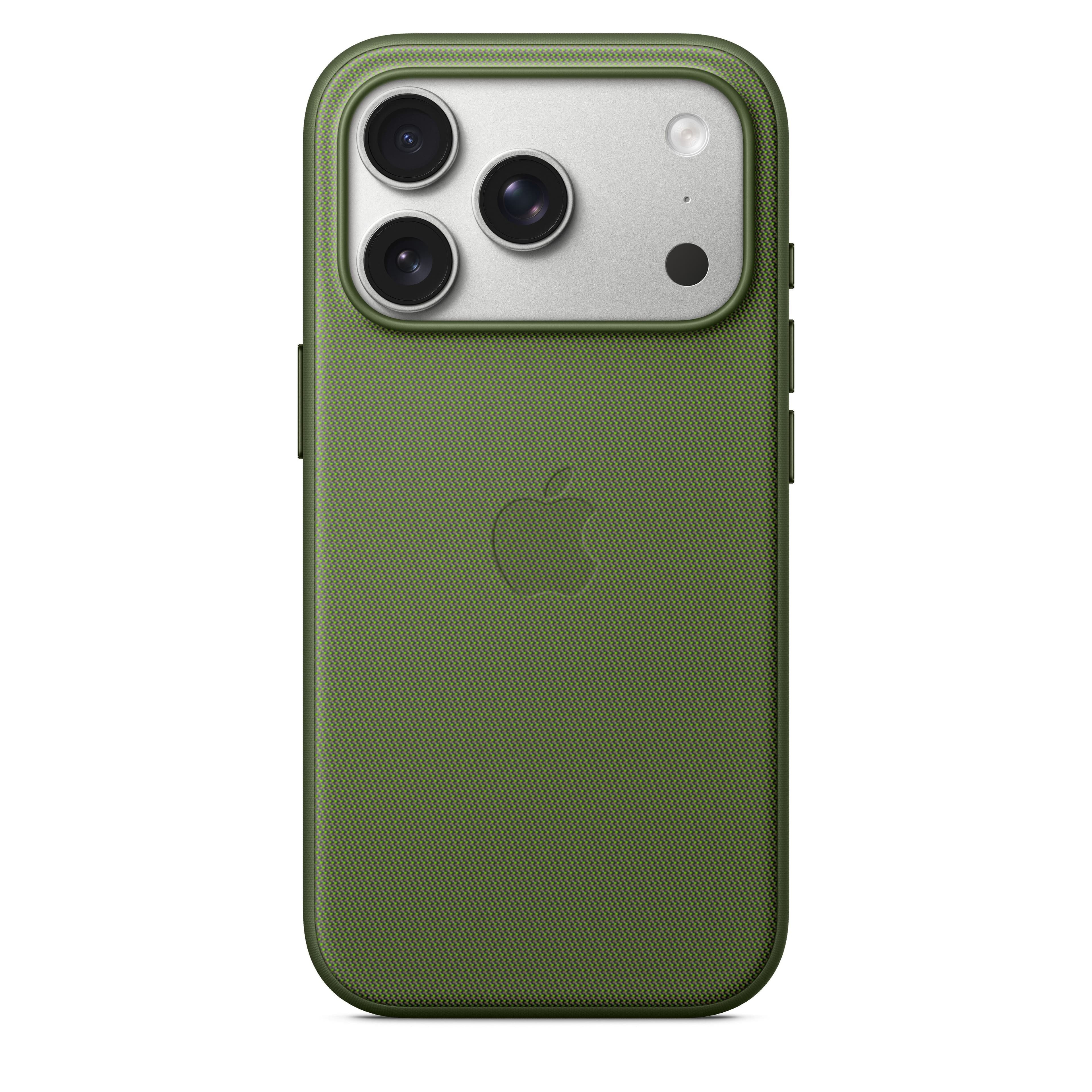 Kryt na iPhone 17 Pro z tkaniny TechWoven Apple s MagSafe - zelený - náhled 2