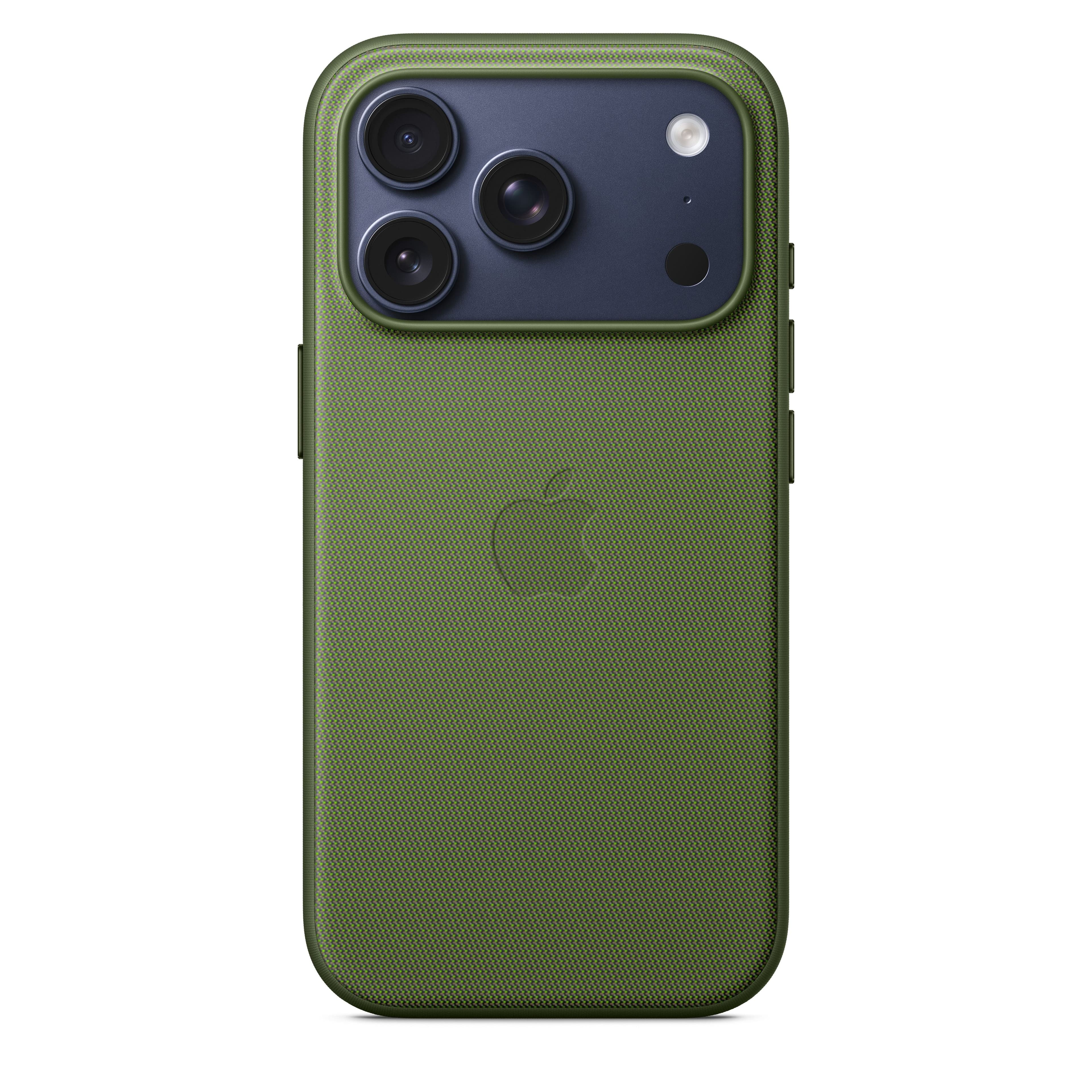 Kryt na iPhone 17 Pro z tkaniny TechWoven Apple s MagSafe - zelený - náhled 3