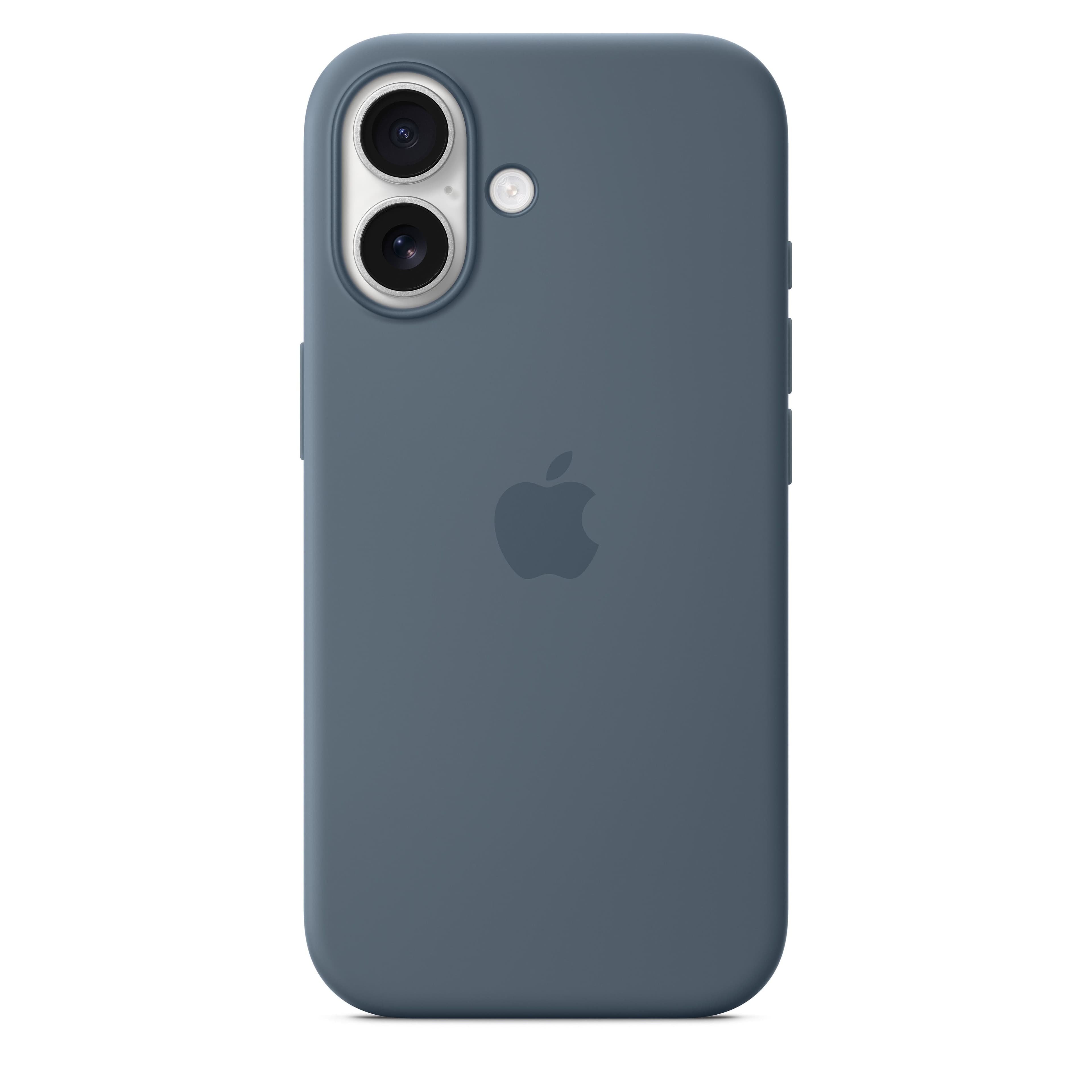 Silikonový kryt na iPhone 17 Apple s MagSafe - ocelově modrý - náhled 4