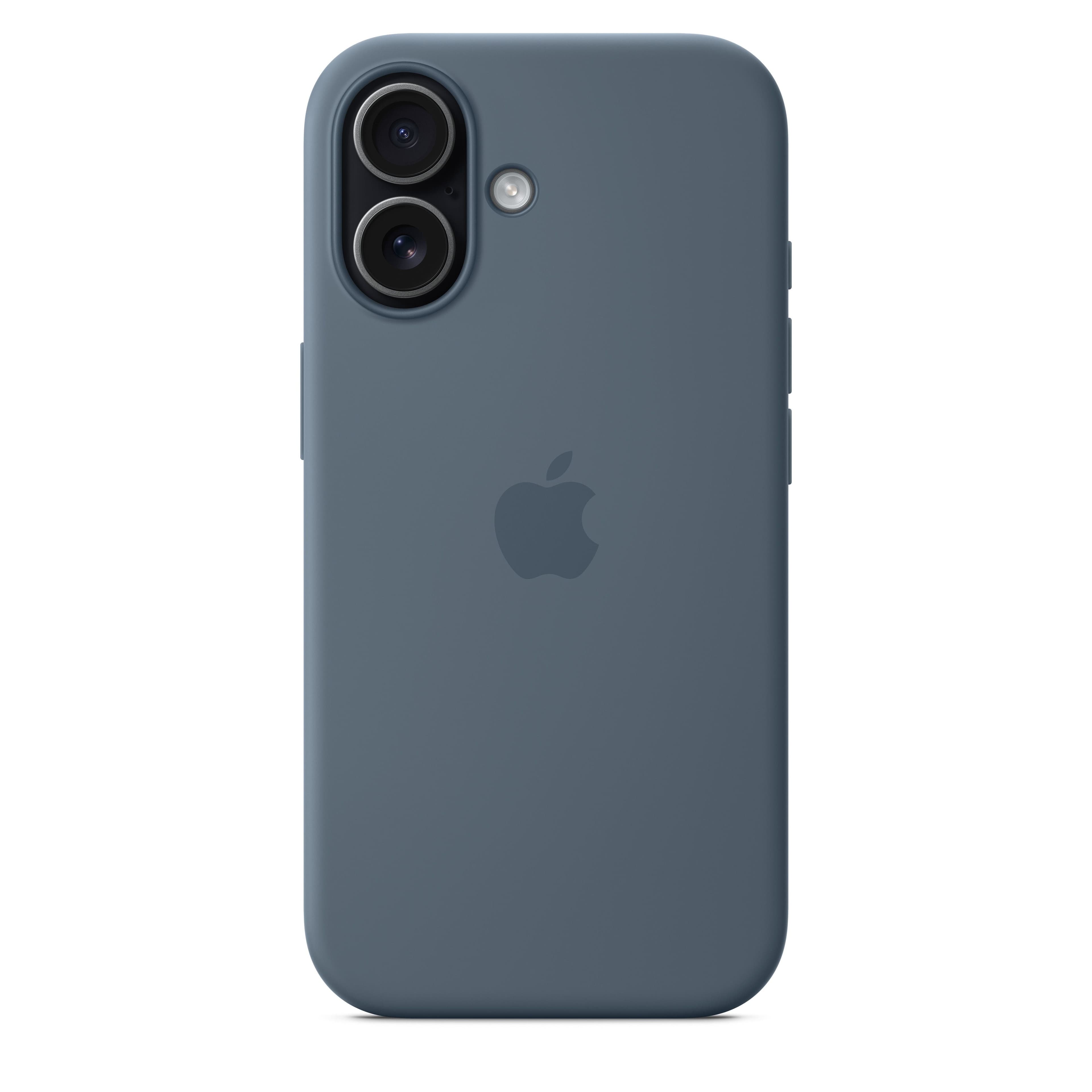 Silikonový kryt na iPhone 17 Apple s MagSafe - ocelově modrý - náhled 5