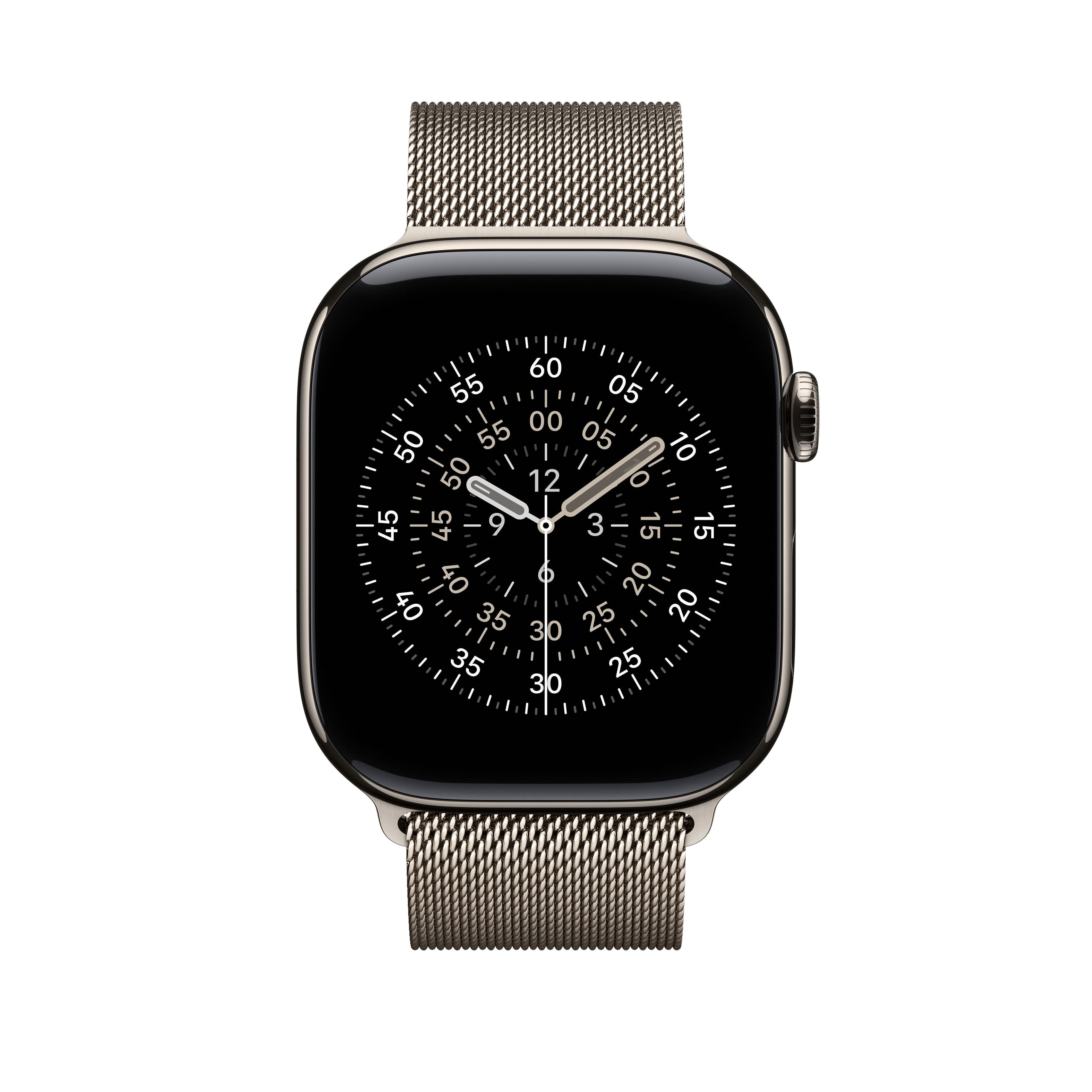 Řemínek pro Apple Watch 44/45/46/49 mm Apple přírodní milánský tah - S/M - náhled 3