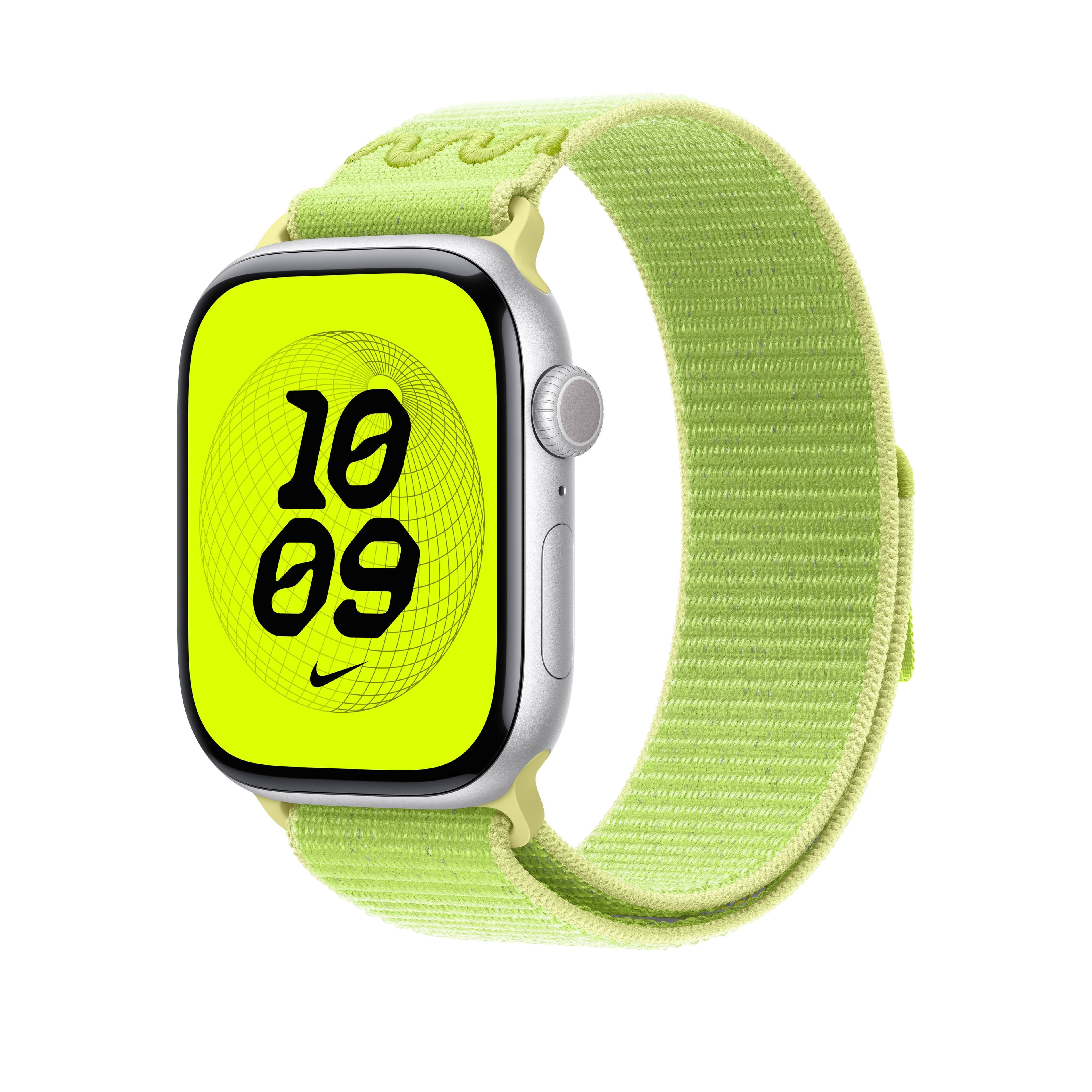 Řemínek pro Apple Watch 44/45/46/49 mm Apple Volt Splash sportovní provlékací Nike - náhled 2