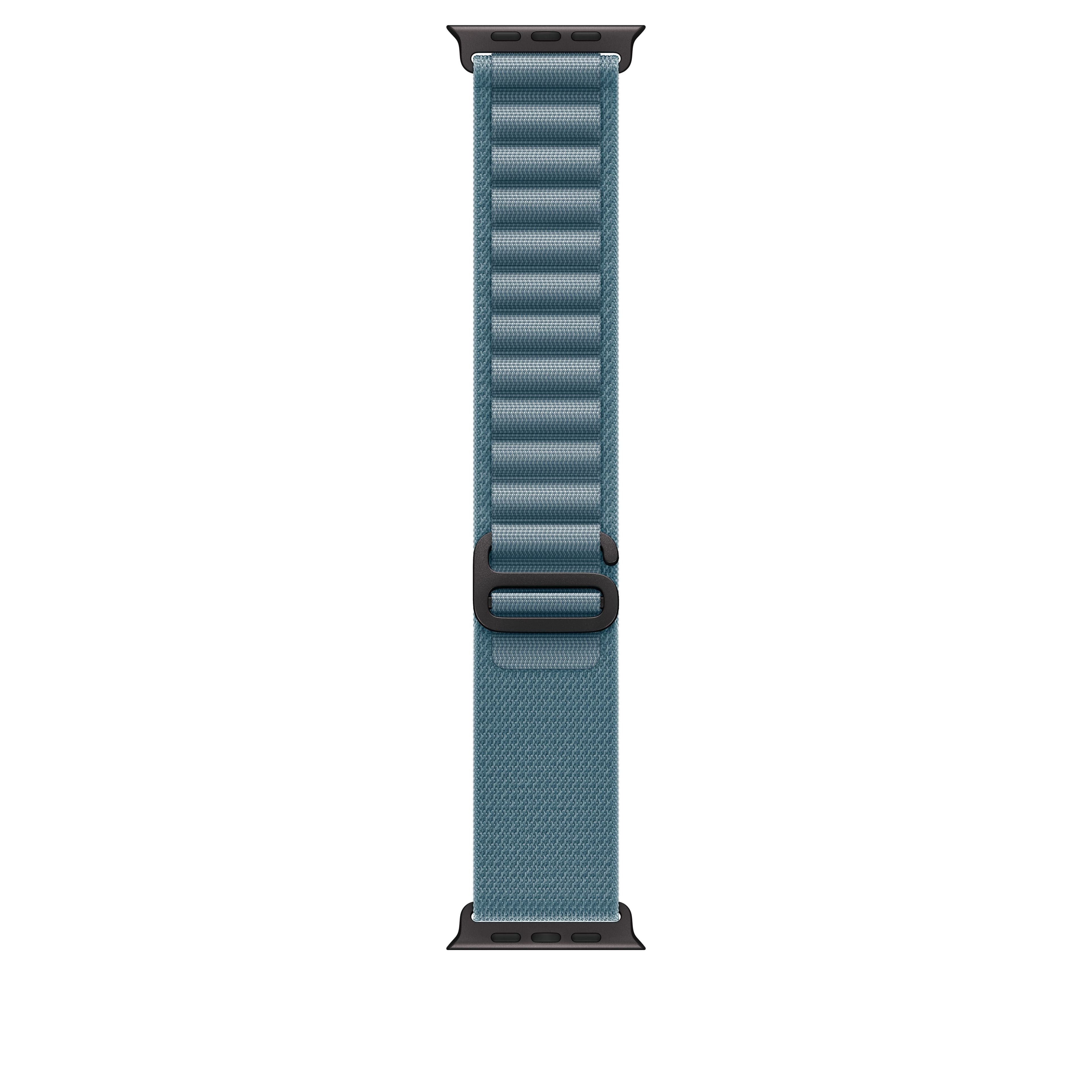 Řemínek pro Apple Watch 44/45/46/49 mm Apple světle modrý Alpský tah - střední - provedení z černého titanu - náhled 1