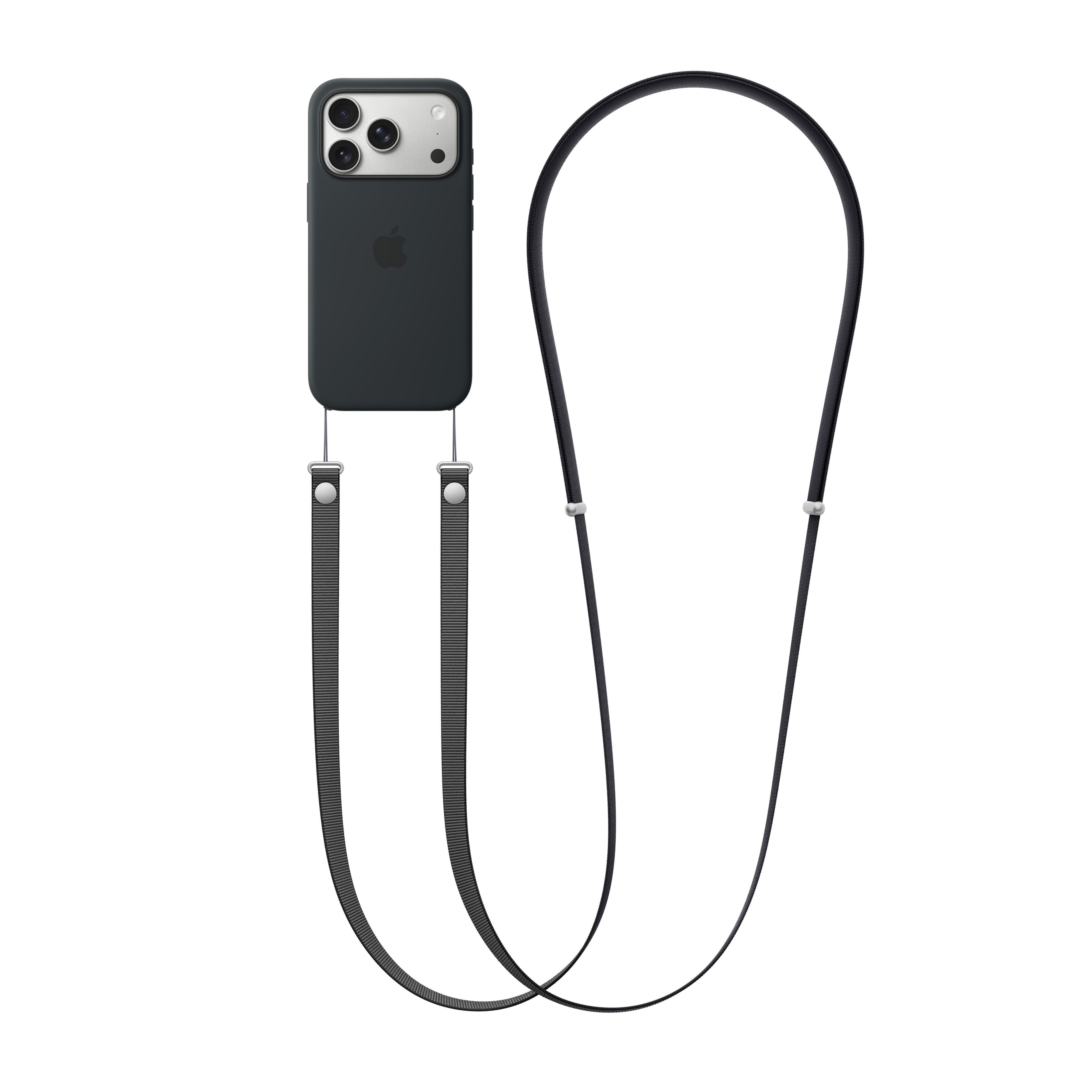 Crossbody popruh Apple - černý - náhled 2