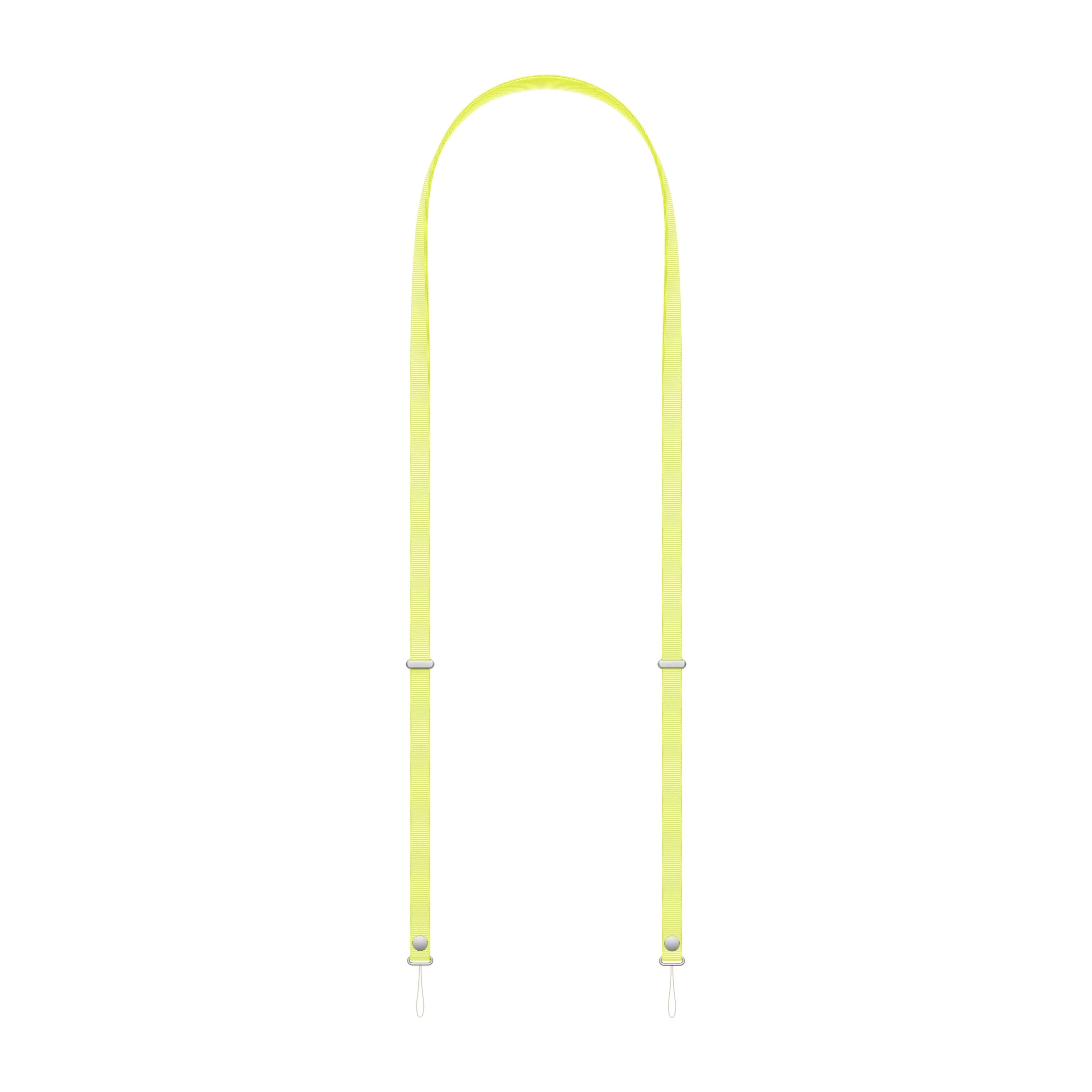 Crossbody popruh Apple - neonově žlutý