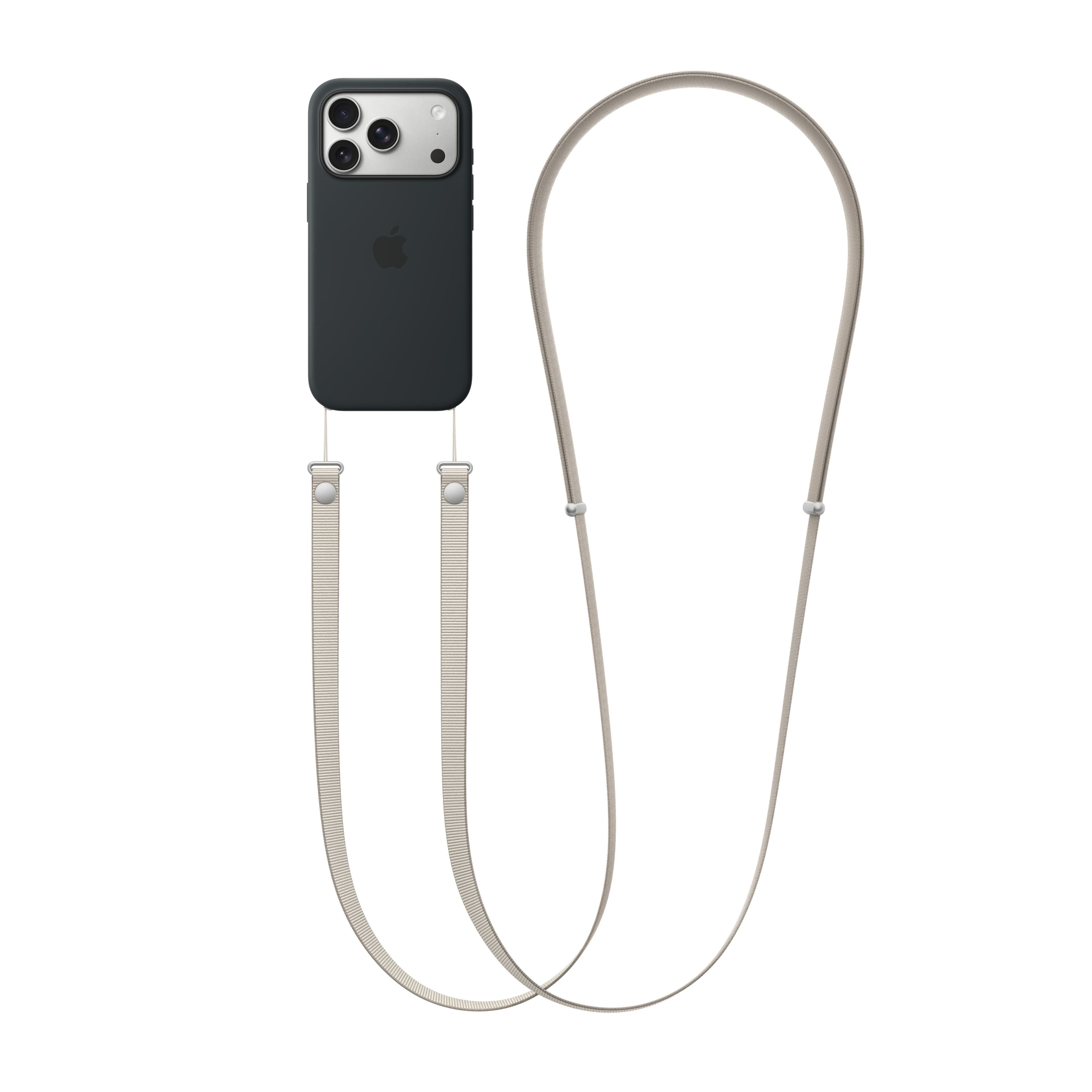 Crossbody popruh Apple - oblázkově béžový - náhled 3