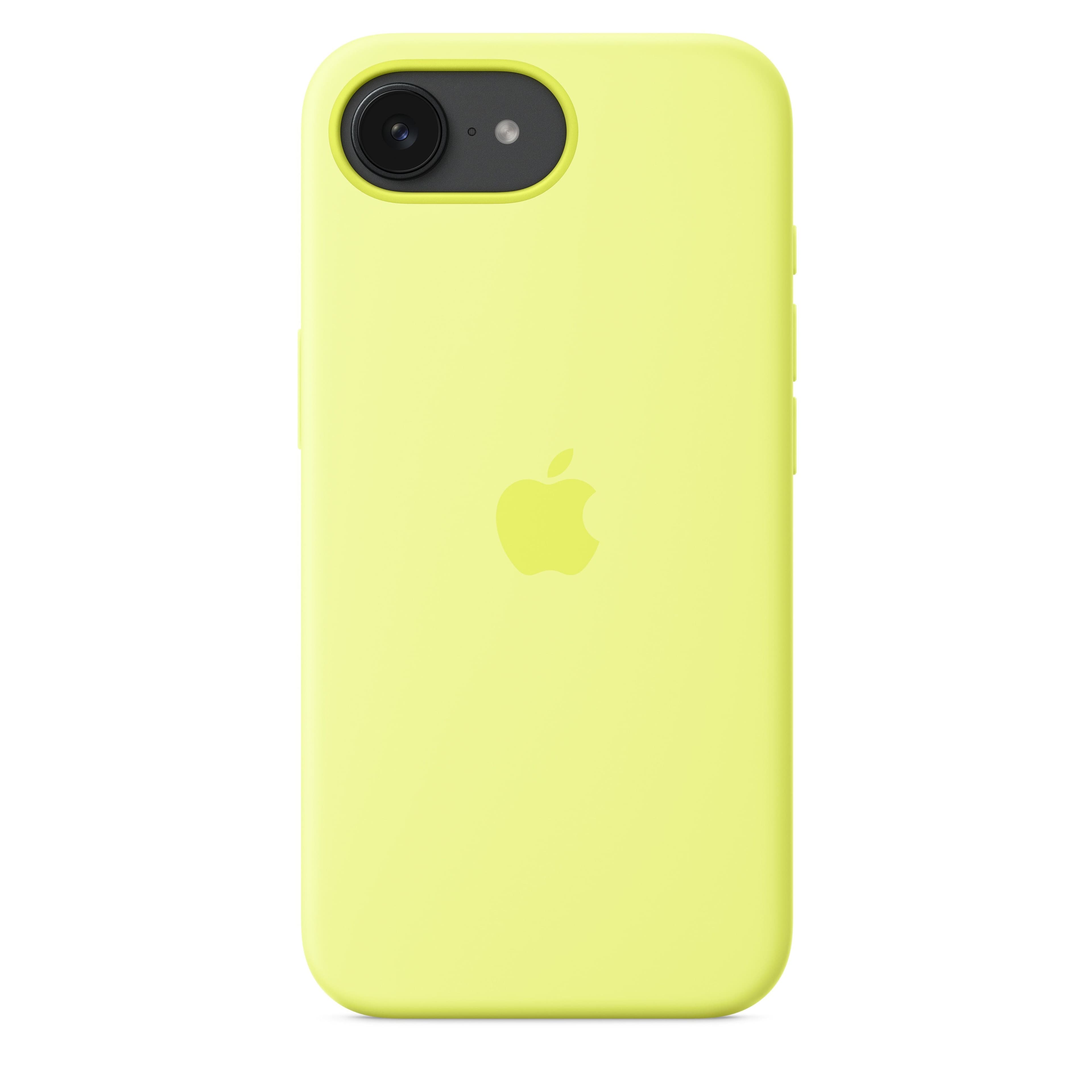 Silikonový kryt na iPhone 16e Apple - neonově žlutý - náhled 2