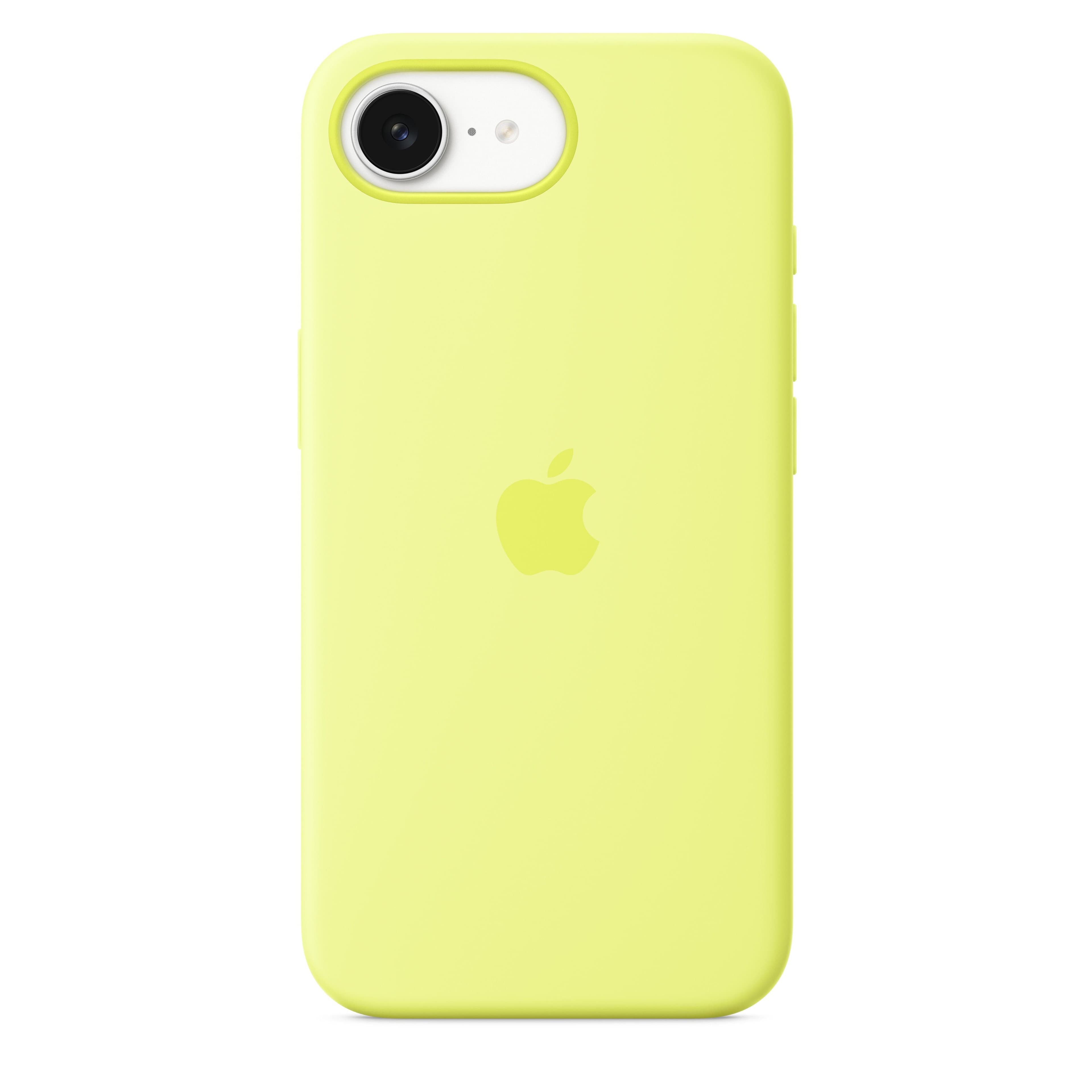 Silikonový kryt na iPhone 16e Apple - neonově žlutý - náhled 1