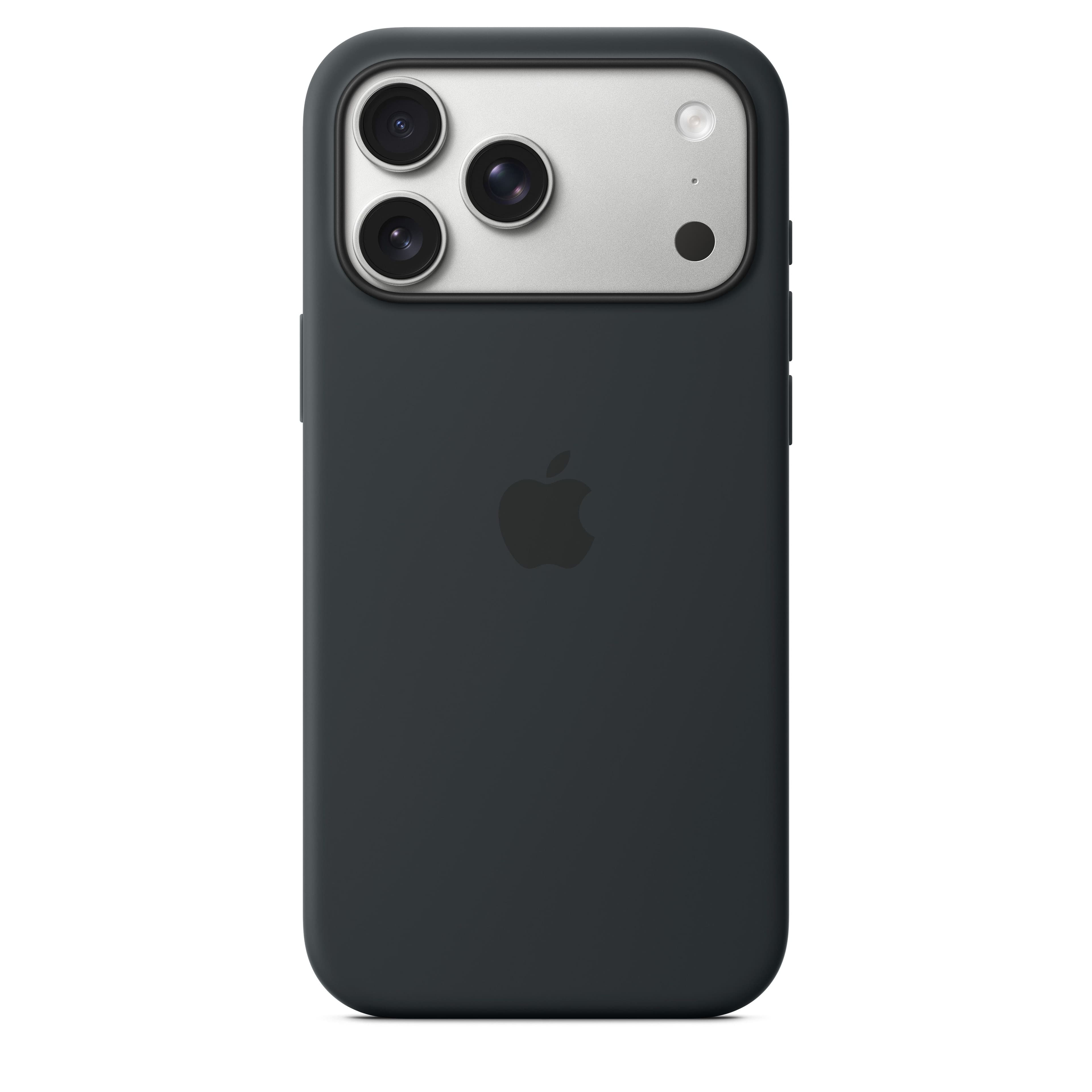 Silikonový kryt na iPhone 17 Pro Max Apple s MagSafe - černý - náhled 2