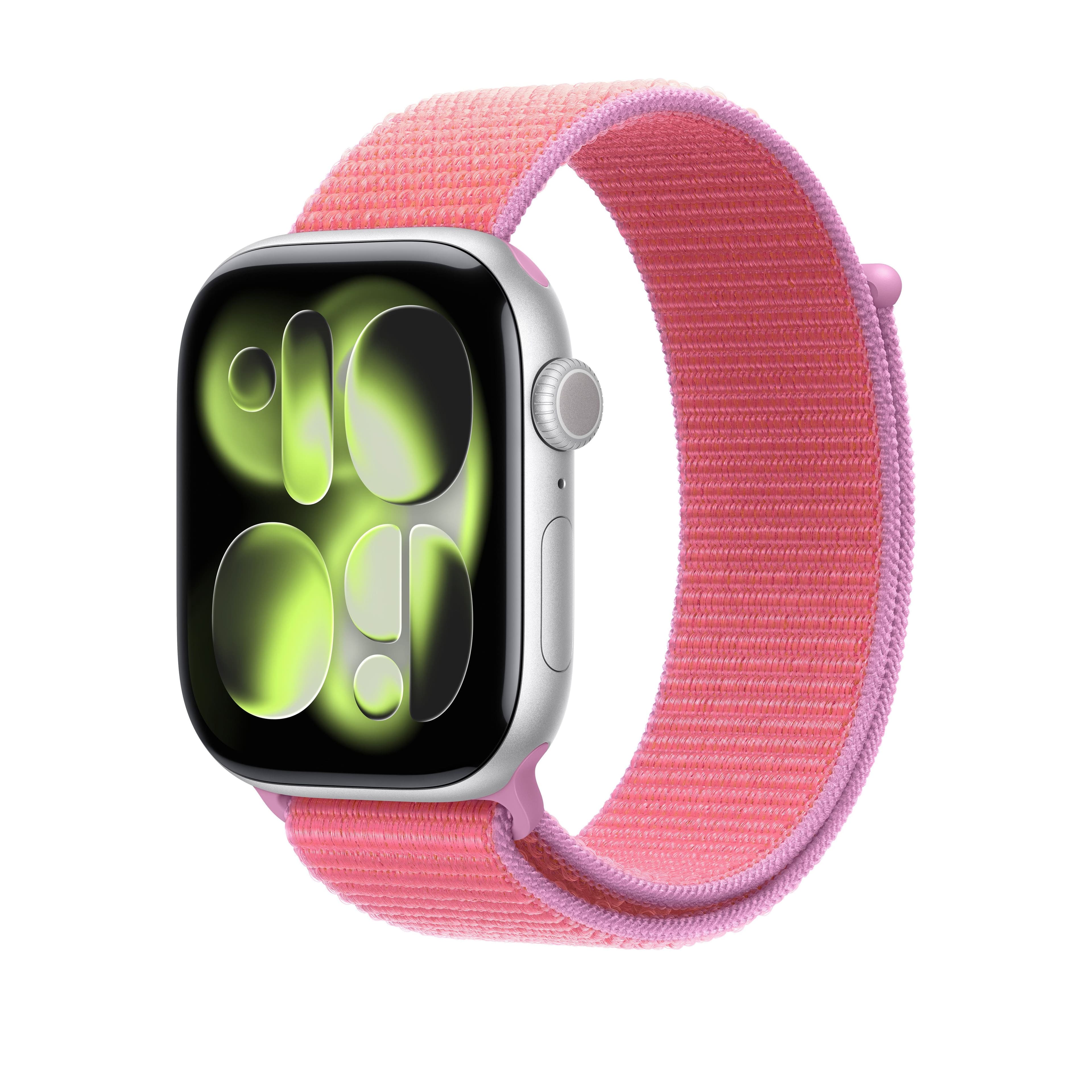 46mm guavově růžový provlékací sportovní řemínek - náhled 2