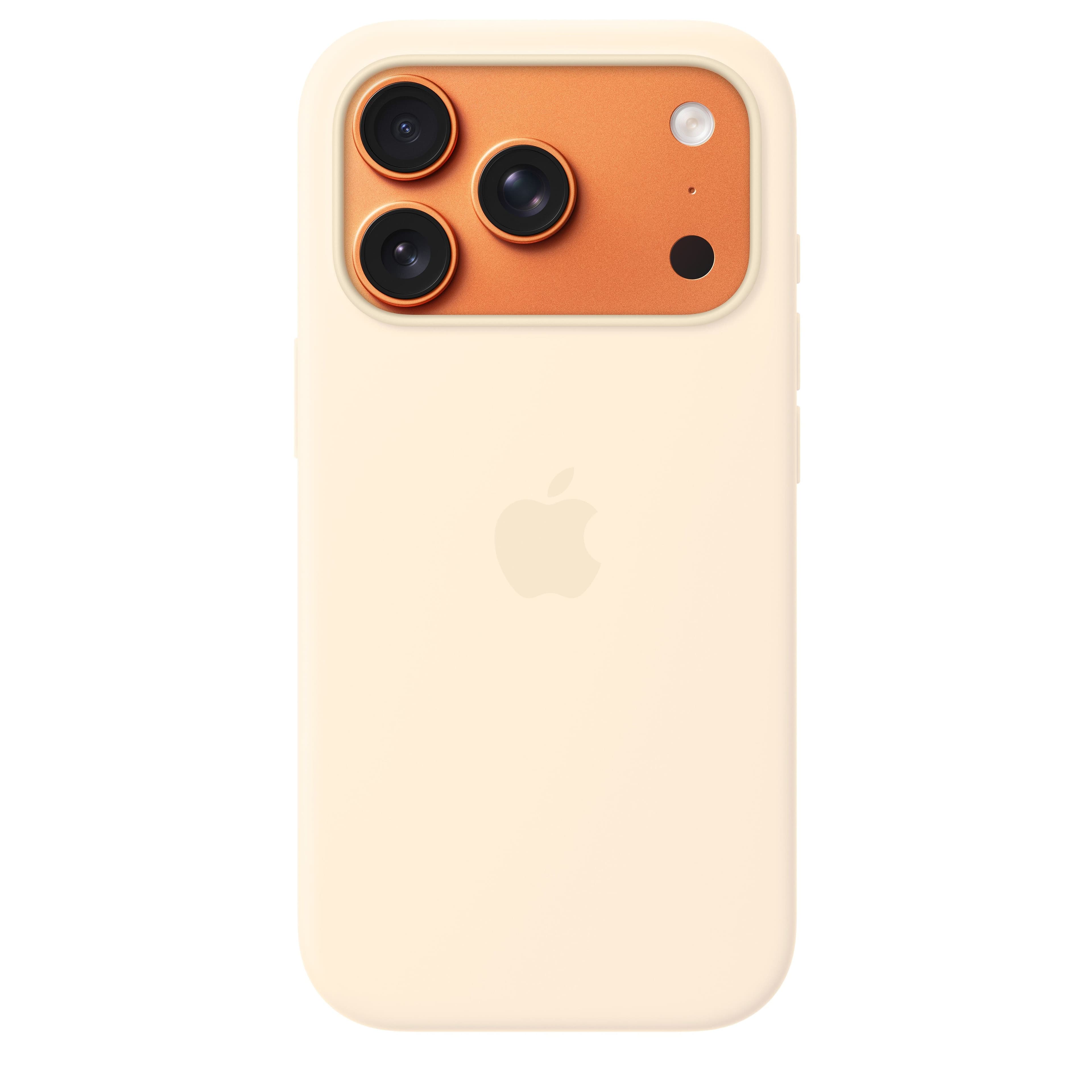 Silikonový kryt s MagSafe na iPhone 17 Pro – vanilkový - náhled 2